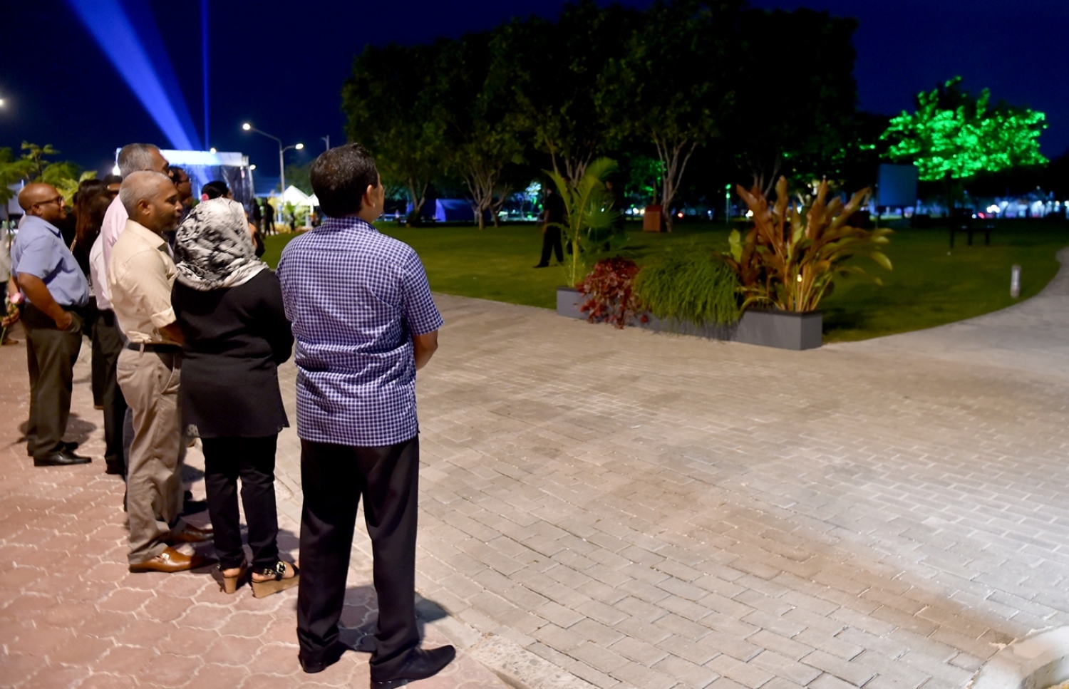 ހުޅުމާލެ ސެންޓްރަލް ޕާކު ރައީސް ޔާމީން ބައްލަވާލައްވަނީ. އެ ތަނުގައި ހިލޭ އިންޓަނެޓުގެ ހިދުމަތް ދިނުމަށް އުރީދޫން ވަނީ އެއްބަސްވެފައި.-- ފޮޓޯ: ރައީސް އޮފީސް