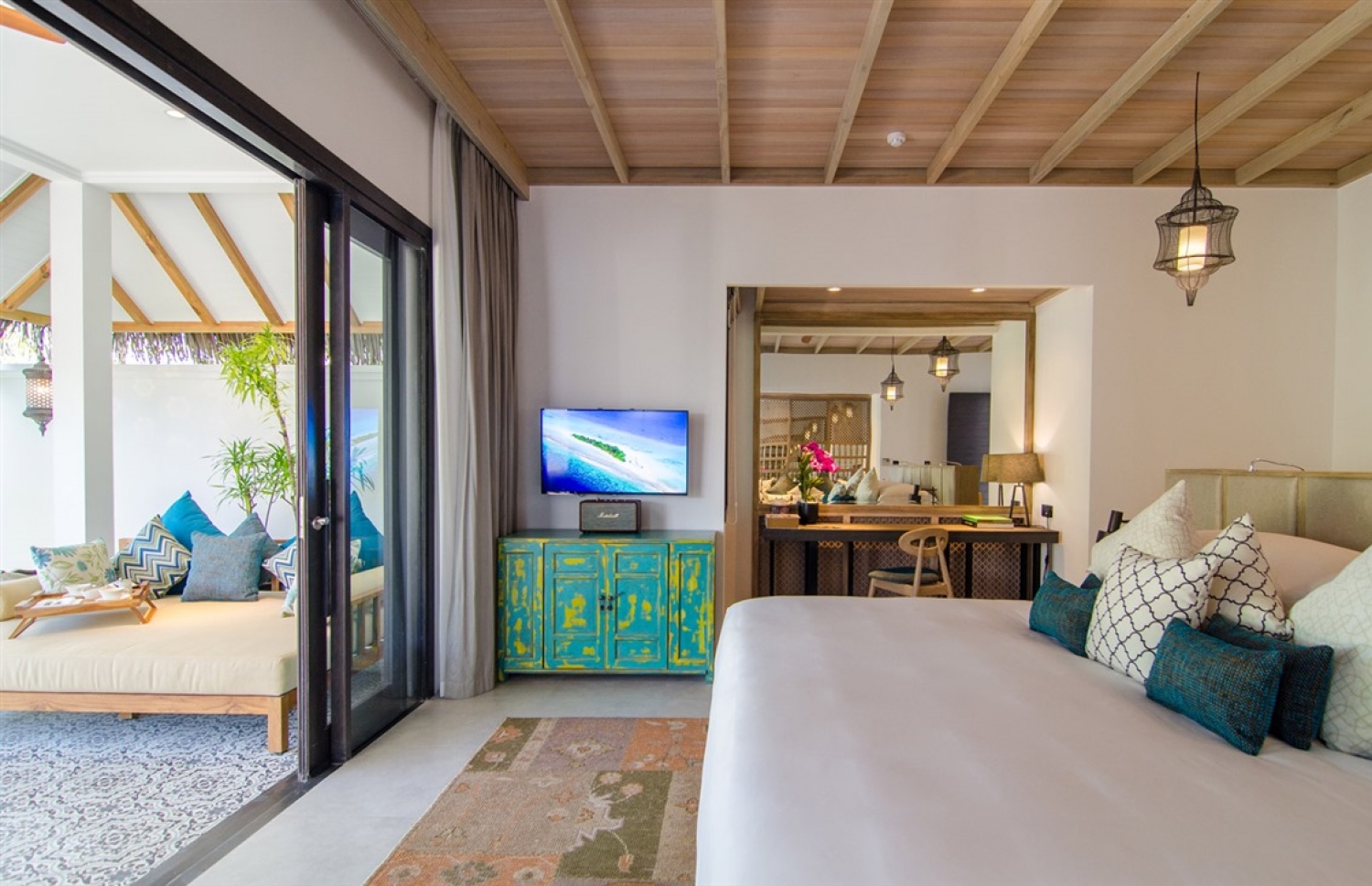 ފިނޮޅު ރިސޯޓްގެ ހިތްގައިމު ކޮޓަރިއެއް. ފޮޓޯ: ފިނޮޅު ރިސޯޓް