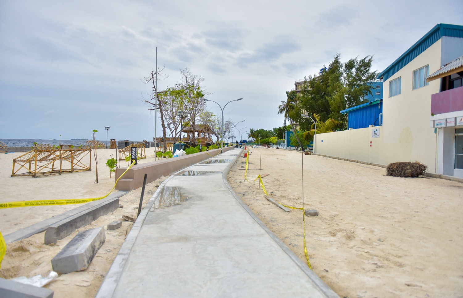 ރަސްފަންނު ވެލި މަގު ކުރިން ހުރިގޮތް.-- ފޮޓޯ: މިހާރު