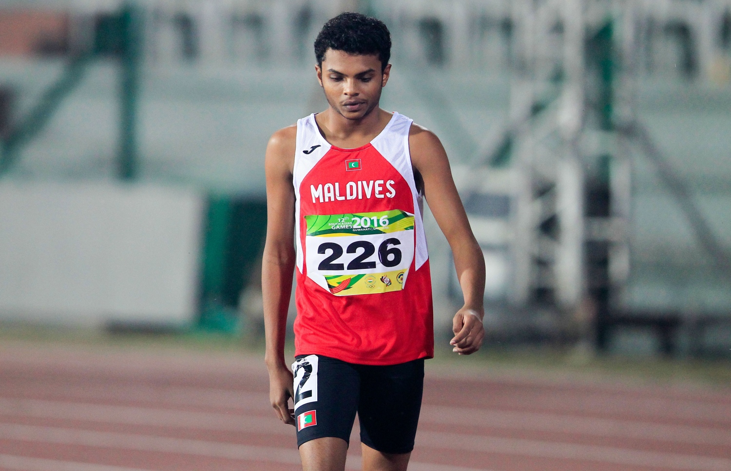 ރާޢްޖޭގެ އެންމެ އުއްމީދީ އެއް ދުވުންތެރިޔާ މުހައްމަދު ނާއިލް.-- ފޮޓޯ: ހުސެއިން ސިނާން/ އިމޭޖަސް.އެމްވީ