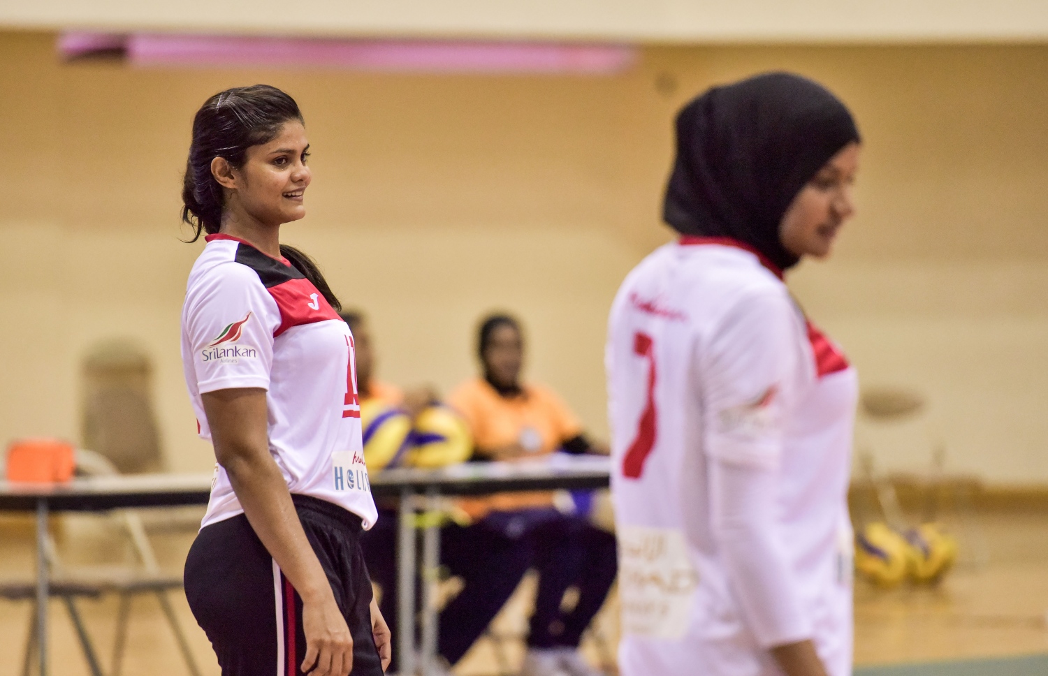 ގައުމީ ވޮލީބޯޅަ ޓީމުގެ މުހިއްމު ކުޅުންތެރިޔާ ޝައްފަ. --ފޮޓޯ: ނިޝާން އަލީ/ މިހާރު