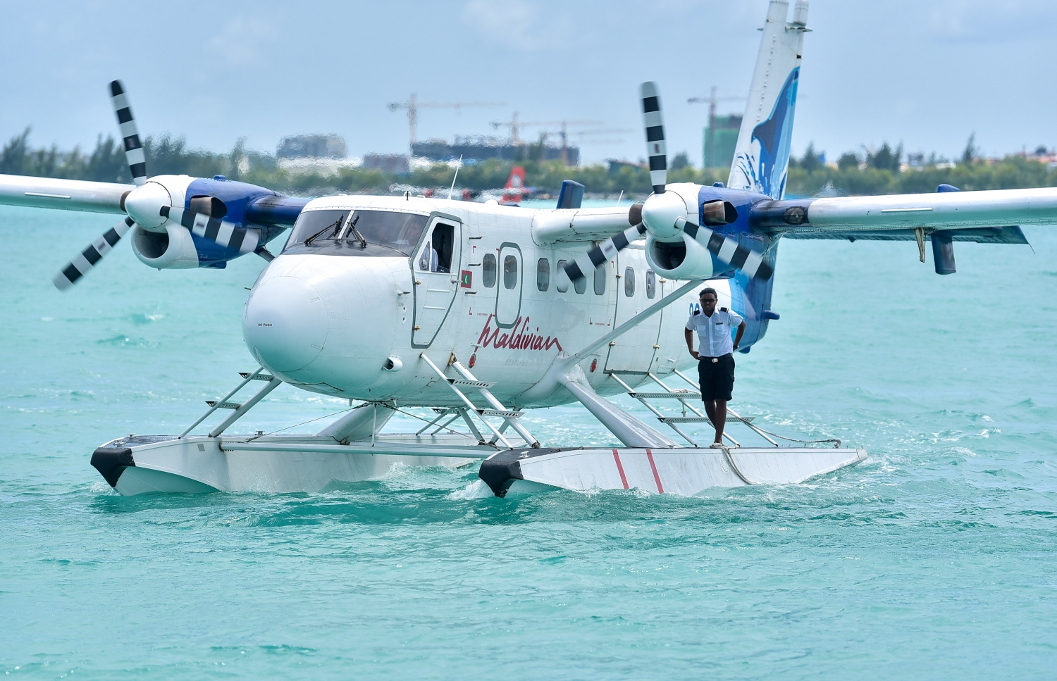 މޯލްޑިވިއަންގެ ސީ ޕްލޭނެއް. -- ފޮޓޯ: މިހާރު