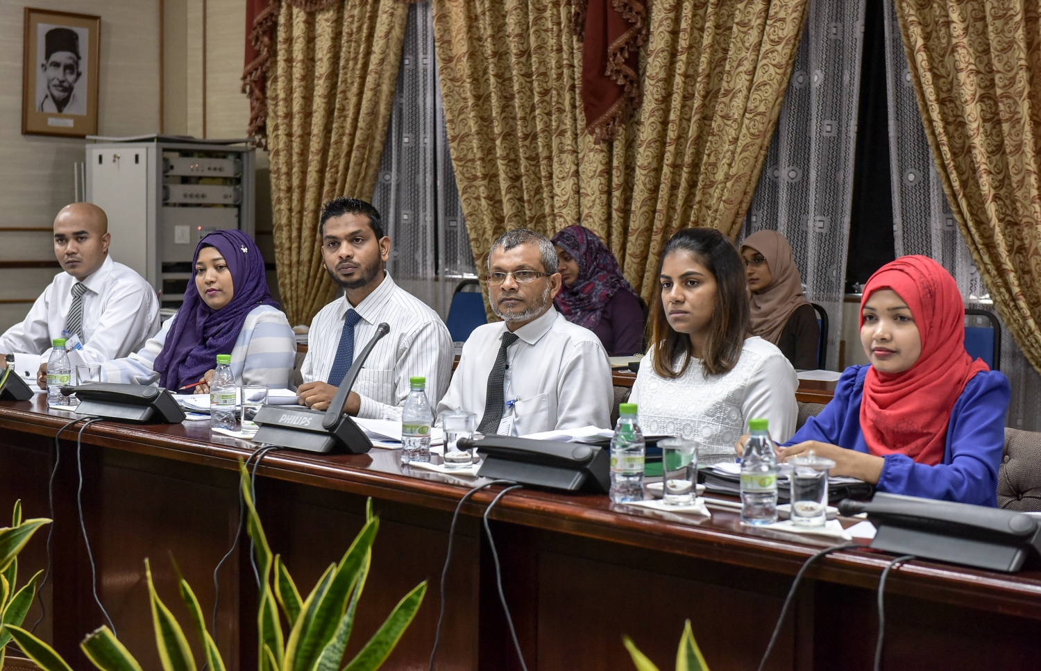 އަބުރުގެ ބިލު ދިރާސާކުރާ ކޮމެޓީގައި ބްރޯޑްކާސްޓިން ކޮމިޝަންގެ މެމްބަރުން ބައިވެރިވެވަޑައިގަންނަވަނީ --ފޮޓޯ: ނިޝާން އަލީ/ މިހާރު