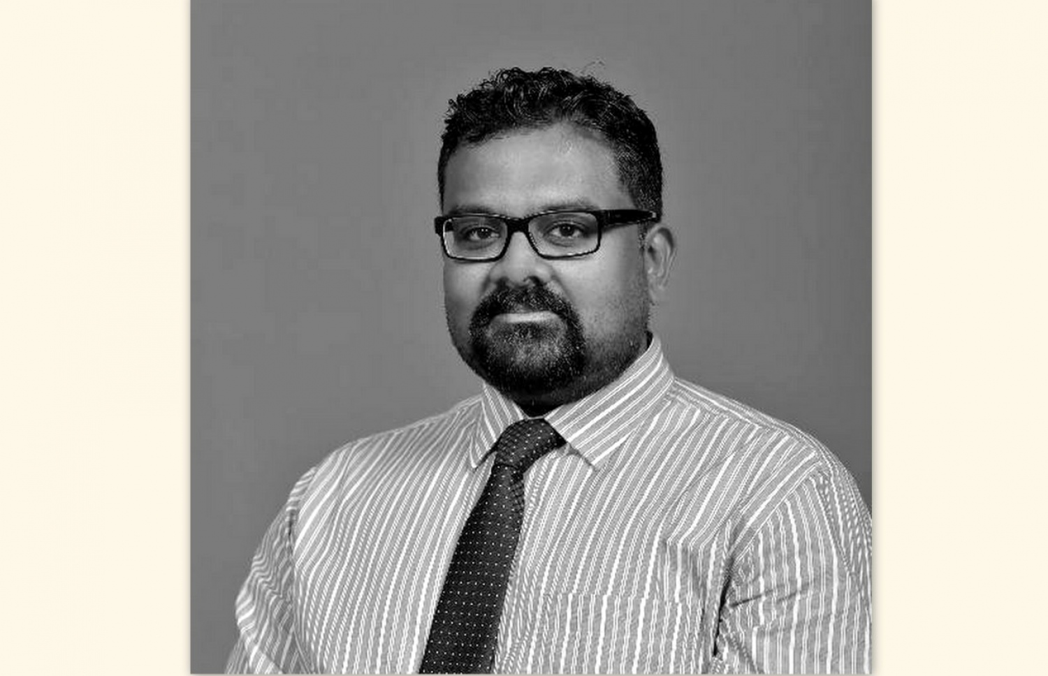 ރައީސް އޮފީހުގެ އިންޓަނޭޝަނަލް ސްޕޯކްސްޕާސަން އިބްރާހިމް ހުސެން ޝިހާބު.-- ފޮޓޯ: ރައީސް އޮފީސް