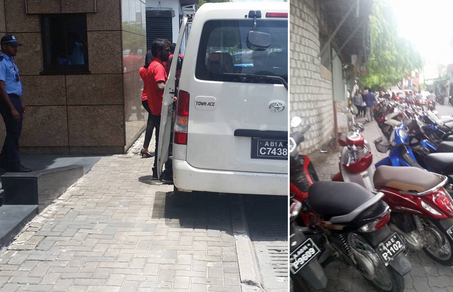 އެއް މައްސަލައަކީ ވެހިކަލްތައް ޕާކްކޮށްފައި ހުންނަ ގޮތް. ދުވާރު މައްޗަށް އެރޭނެ ގޮތެއް ވެސް ކުރިއަށް ދެވޭނެ ގޮތެއް ވެސް ނޯވޭ.--ފޮޓޯ: ޝާދިޔާ އިބްރާހިމް