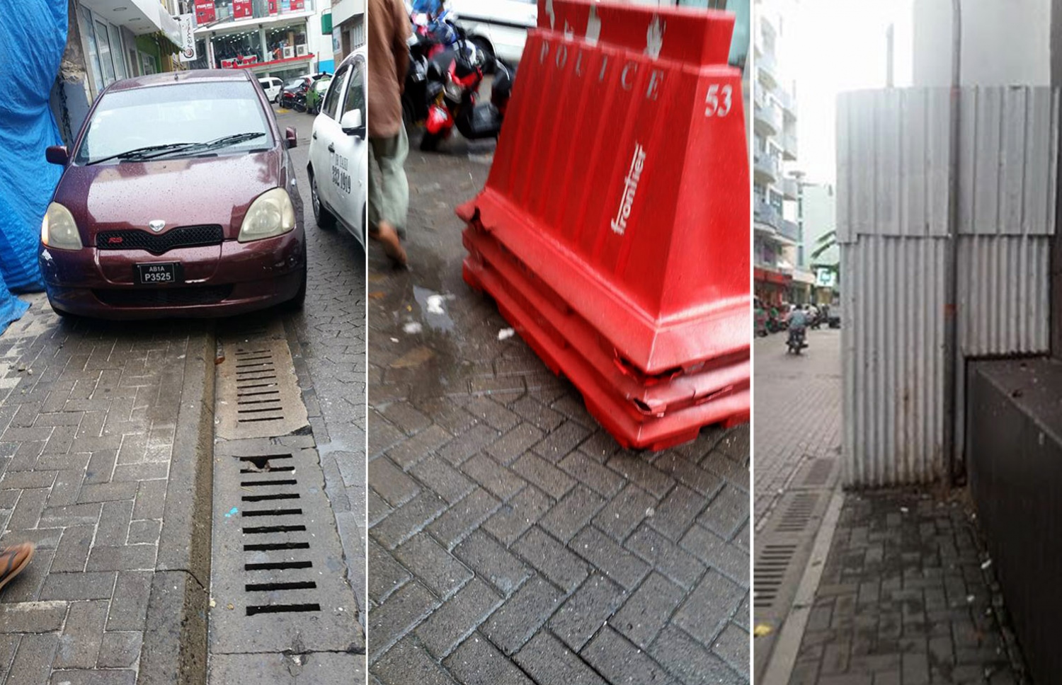 މާލޭގެ ބައެއް ދުވާރުތައް ކޮންމެވެސް އެހެން ކަމަކަށް ބޭނުންކޮށްފައި.--ފޮޓޯ: ޝާދިޔާ އިބްރާހިމް