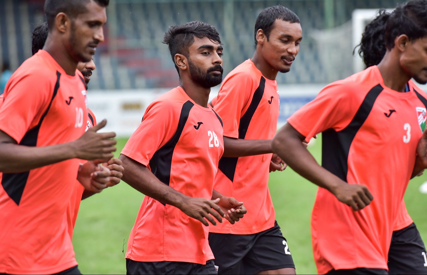 2016 ވަނަ އަހަރު ގައުމީ ޓީމުގެ ފަރިތަކުރުންތަކެއްގެ ތެރެއިން ރިޒޭ (ކ).-- ފޮޓޯ: ނިޝާން އަލީ/ މިހާރު