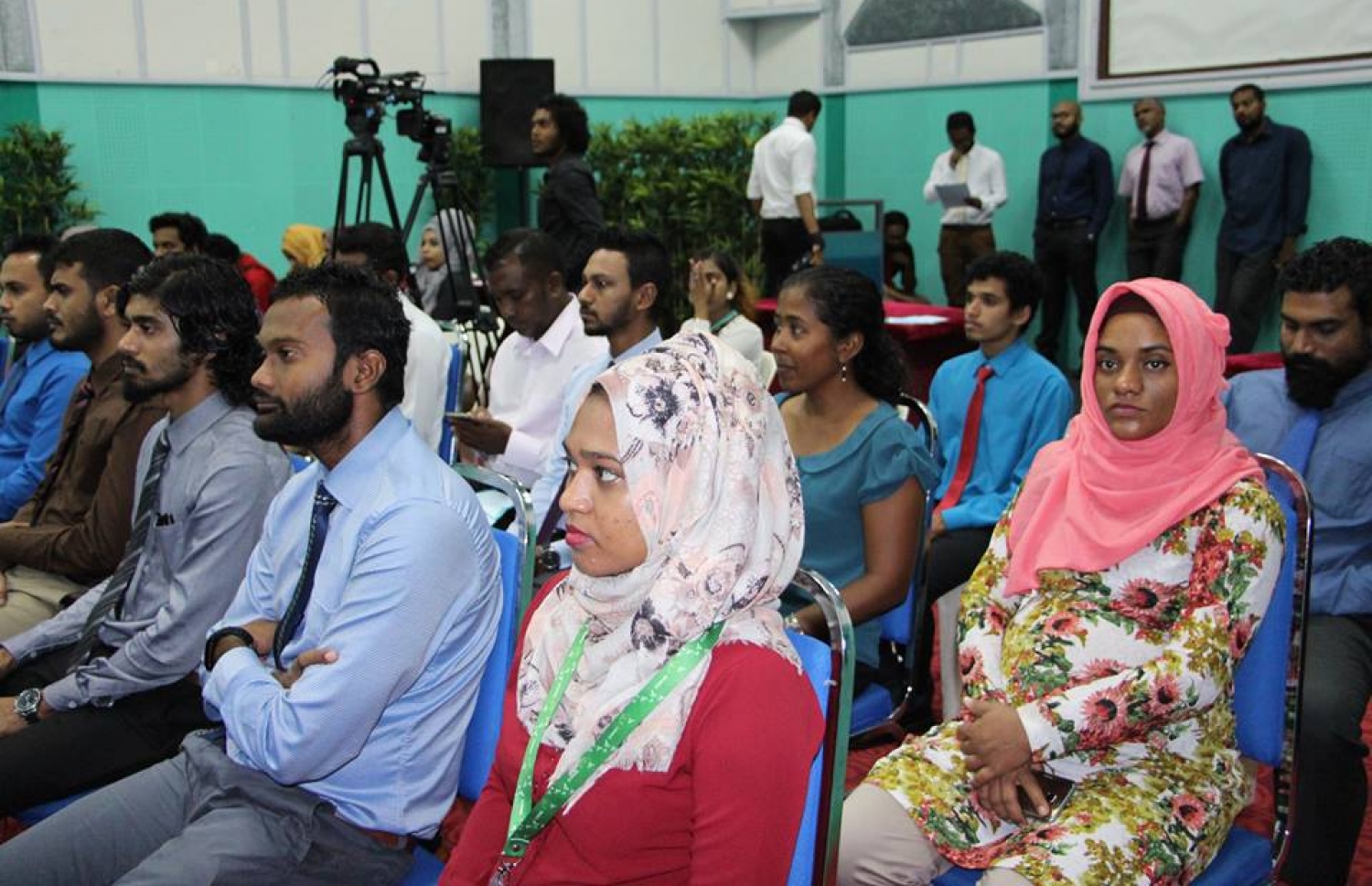 ވެމްކޯ އިން ދޭ އެވޯޑު ތައާރަފް ކުރަން ޕީއެސްއެމް ސިިނެކޯ ރޭޑިއޯ މާލަމުގައި ބޭއްވި ރަސްމިއްޔާތު. -- ފޮޓޯ: އެންވަޔަރަމަންޓް މިނިސްޓްރީ