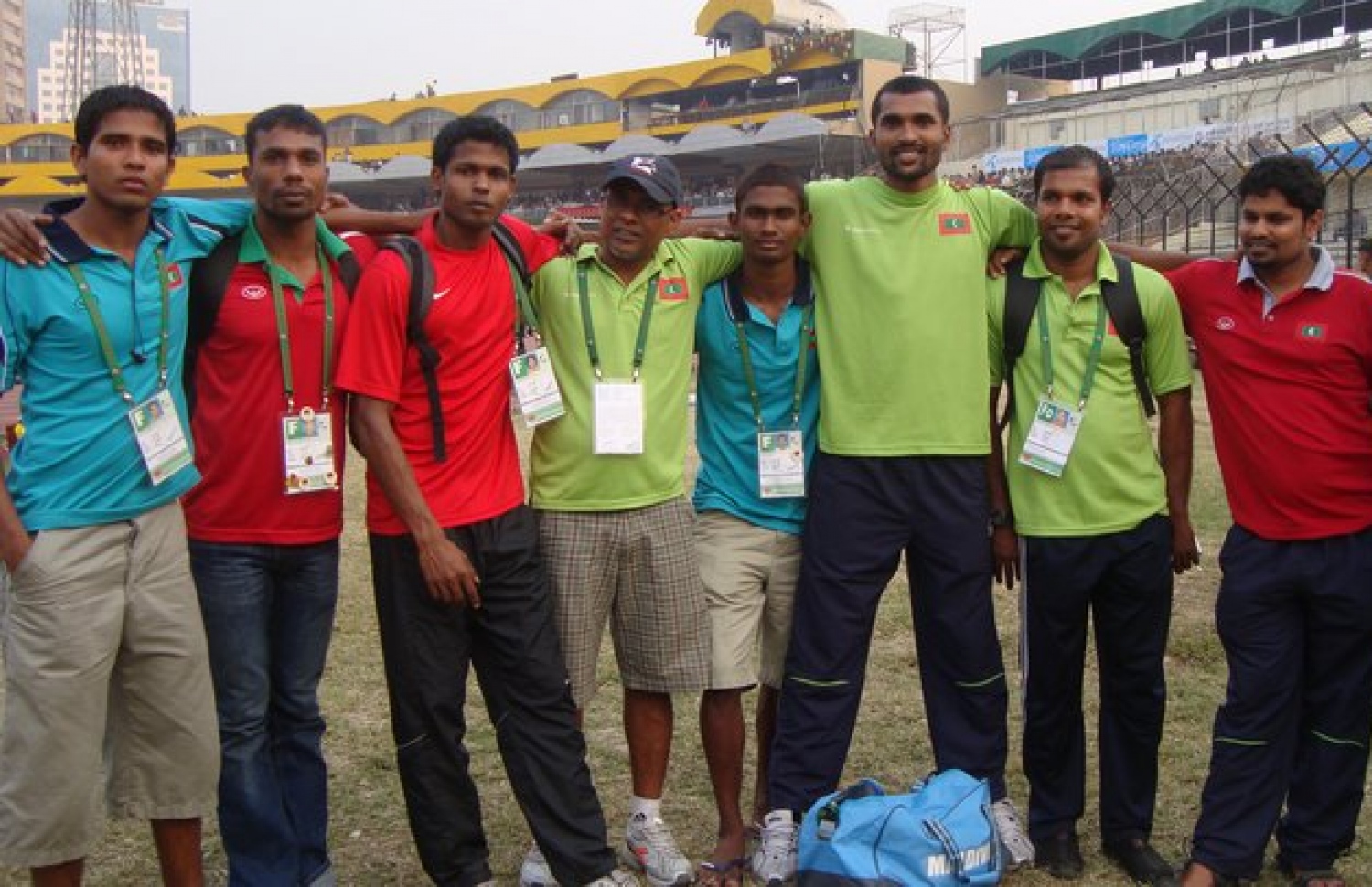 2010 ވަނަ އަހަރުގެ ސައުތު އޭޝިއަން ގޭމްސް އިން މެޑަލް ހޯދި އެތުލެޓިކްސް ޓީމް.