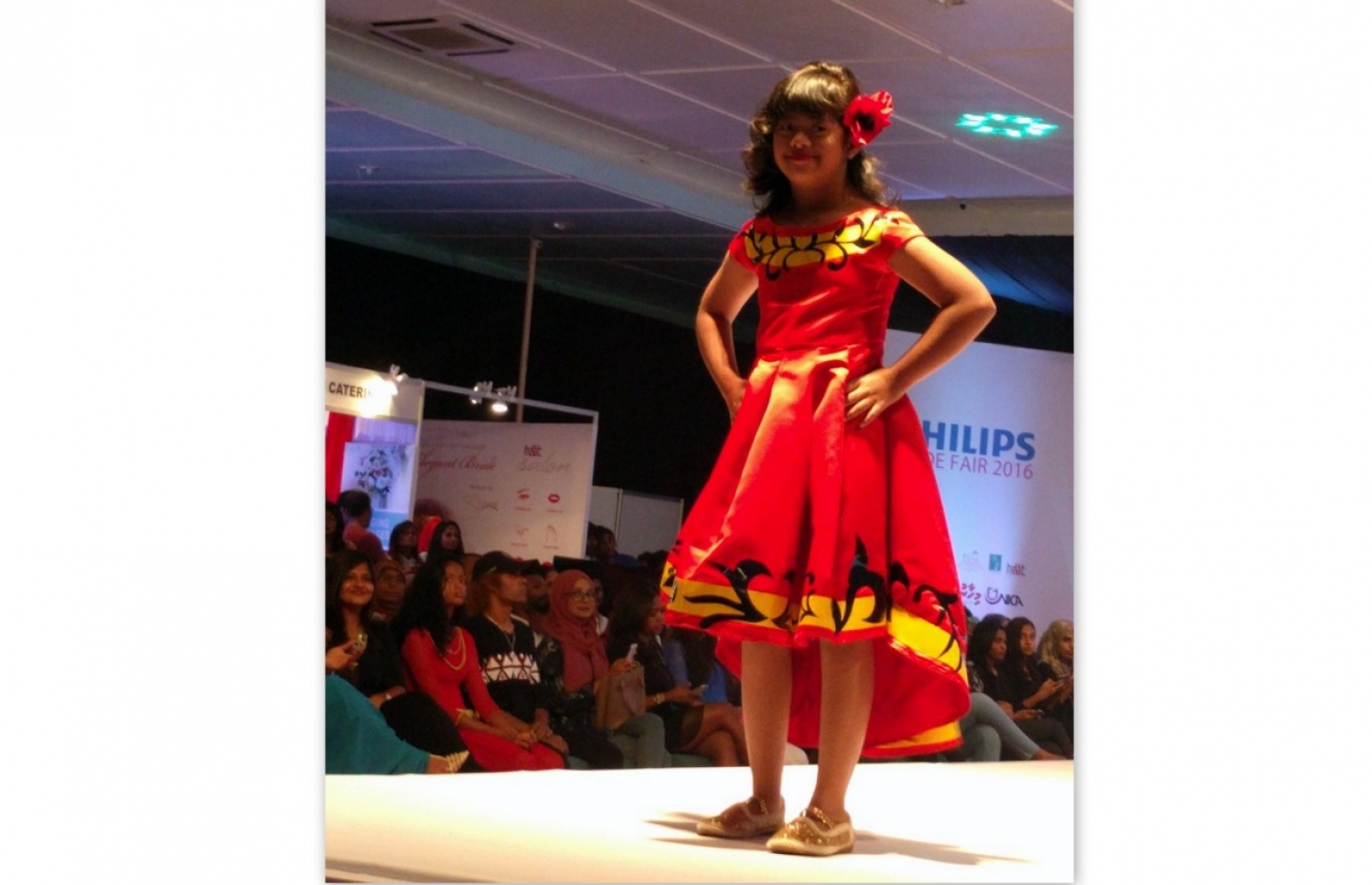 ބްރައިޑް ފެއާގައި ޒާނާ މިރޭ ބައިވެރިވަނީ.-- ފޮޓޯ: ބިއުޓިފުލް އައިޒް