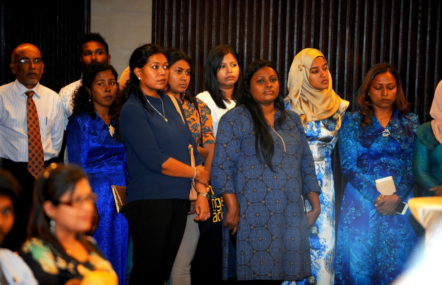 މާލެ: އޮކްޓޯބަރު 5، 2016: ތަރައްގީއާ ބެހޭ އދ.ގެ ޖަމިއްޔާ ޔޫއެންޑީޕީ އަށް 50 އަހަރު ފުރުން ފާހަގަ ކުރުމަށް ހޮޓެލް ޖެންގައި ބޭއްވި ރަސްމިއްޔާތުގައި އެކި އިދާރާތަކުގެ އިސްވެރިން ބައިވެރިވެ ވަޑައިގަންނަވަނީ.-- ފޮޓޯ: ރައީސް އޮފީސް