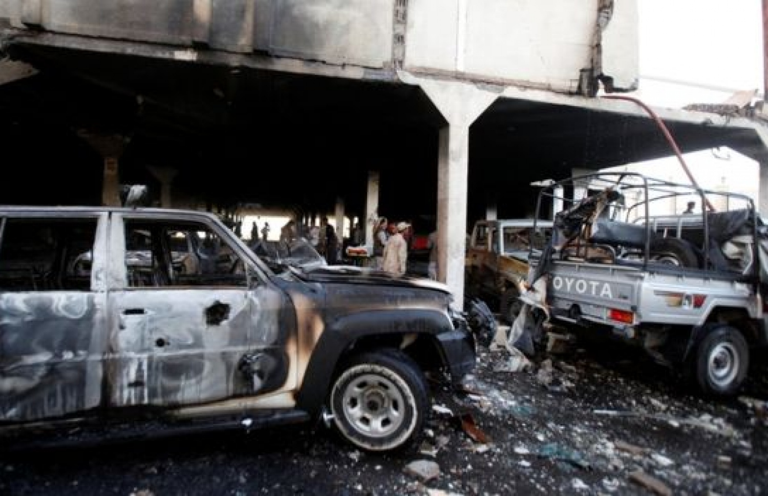 ސައުދީ ކޯލީޝަނުން ވަނީ މިދިޔަ އަހަރުގެ މާޗު މަހުން ފެށިގެން ޔަމަނަށް ވައިގެ ހަމަލާ ދޭން ފަށާފައި.--ފޮޓޯ:ރޮއިޓާސް