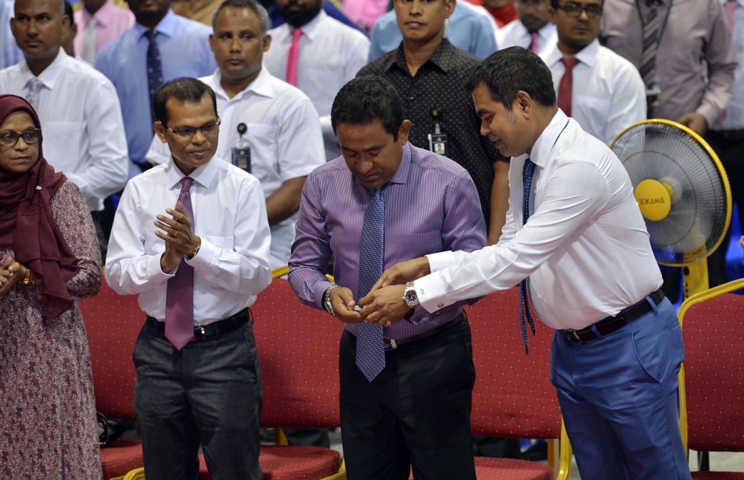 ފުވައްމުލަކުގައި ބޯފެނާއި ނަރުދަމާގެ ނިޒާމުގެ މަޝްރޫއު ފެށުމުގެ ޖަލްސާ