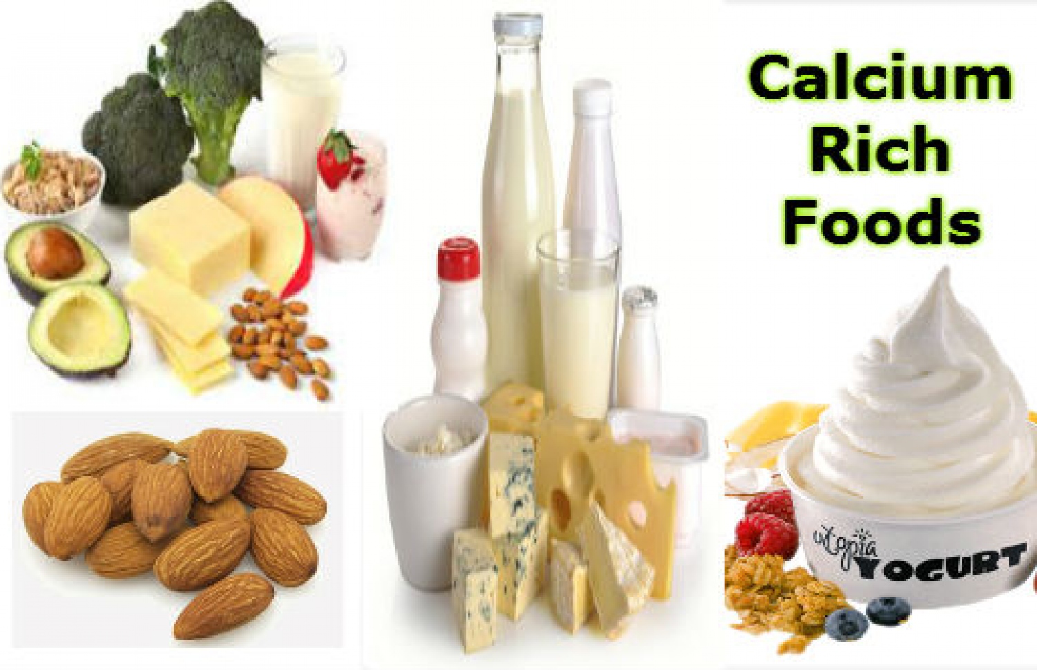 ކެލްސިއަމް ގިނައިން ލިބޭނެ ބައެއް ކާއެއްޗެތި