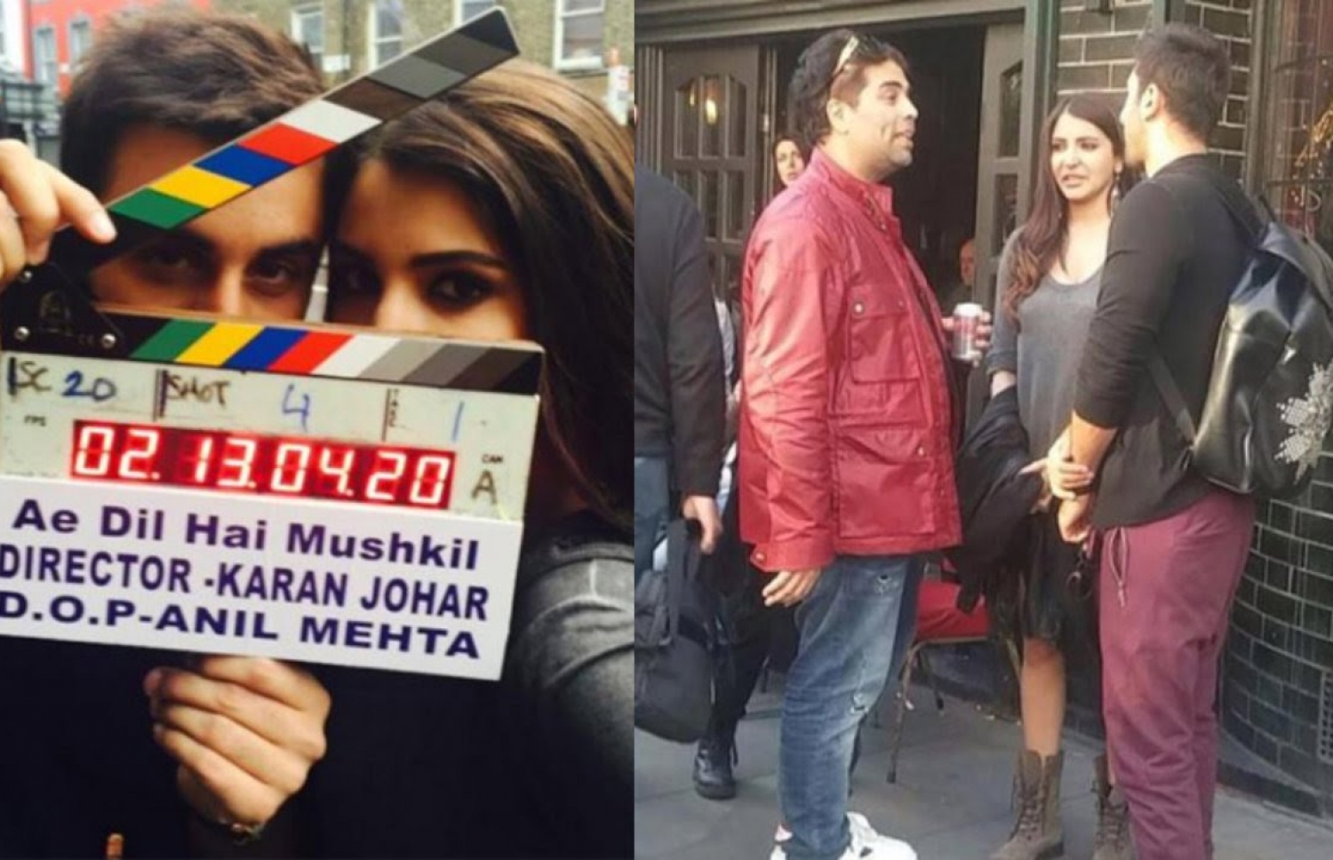 "އޭ ދިލް ހެ މުޝްކިލް"ގެ ޝޫޓިންގައި ފިލްމުގެ ތަރިންނާއި ޑައިރެކްޓަރު ކަރަން ޖޯހަރް