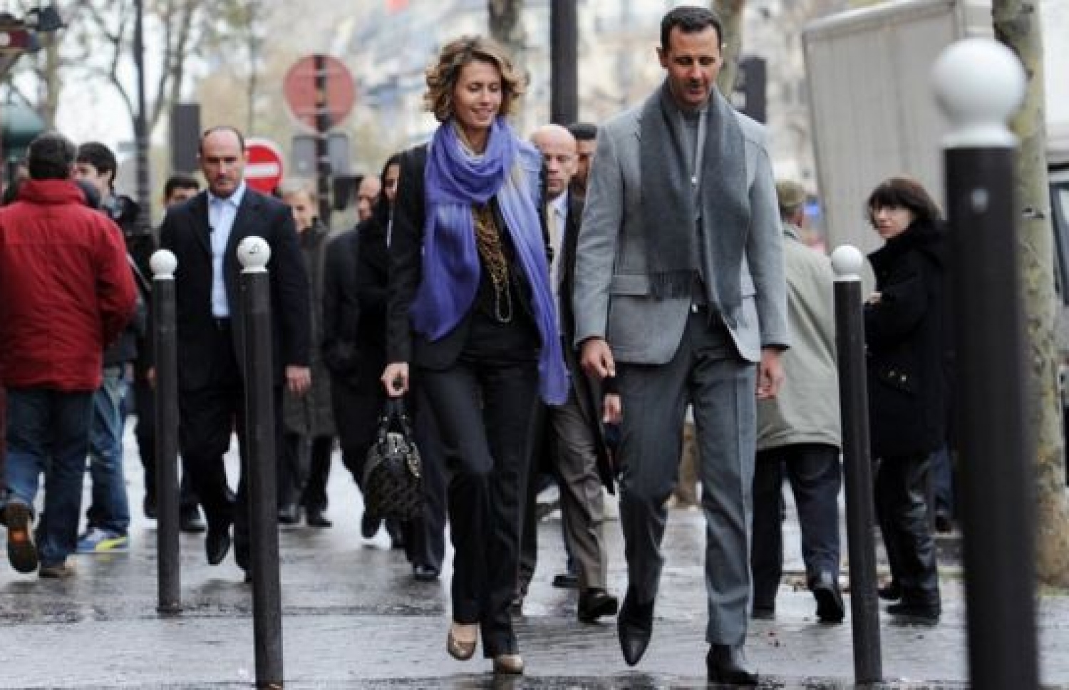 ރައީސް ބައްޝާރުލް އަސަދާއި އަނބިކަނބަލުން އަސްމާ.