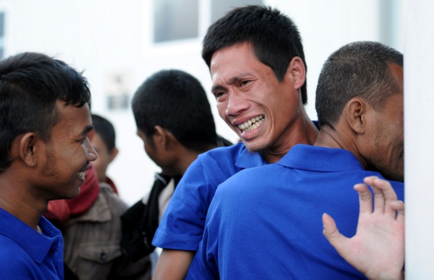 ސޯމާލިއާގެ ކަނޑުފޭރޭ މީހުން ދޫކޮށްލި ފަޅުވެރިން ނައިރޯބީ އެއާޕޯޓުގައި. --ފޮޓޯ:އޭއެފްޕީ