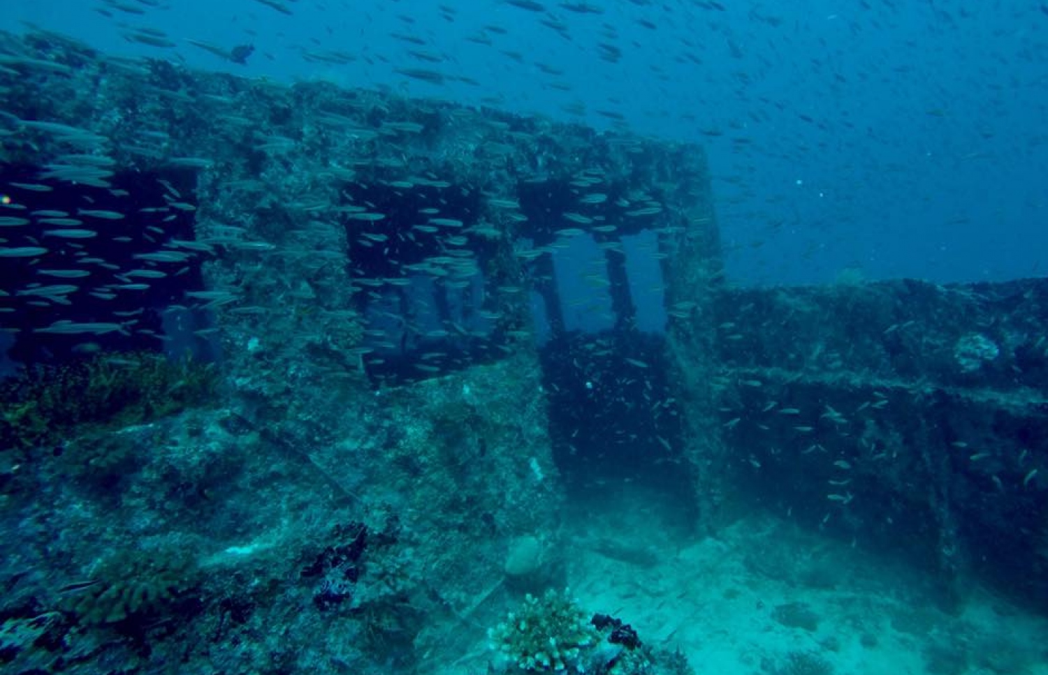 ހުޅުލެ ކައިރިއަށް އަޑިއަށް ފެތިފައިވާ ވިކްޓަރީ ބޯޓު: ބްރިޖްގެ މަސައްކަތުގައި އުޅޭ އުޅަނދުފަހަރުގެ ނަގިލިން ޖެހި އެ ބޯޓަށް ބޮޑެތި ގެއްލުންތަކެއް ވަނީ ލިބިފައި. ފޮޓޯ: ހުސެއިން ރަޝީދު (ސެންޑީ)