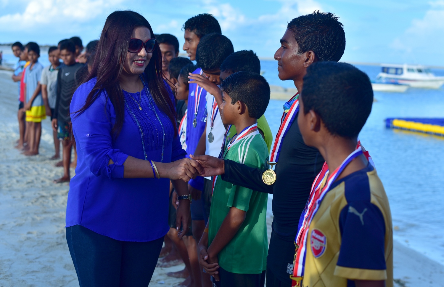 ގދ. ތިނަދޫގައި ސްވިމިން ޓްރެކެއް ހުޅުވުން