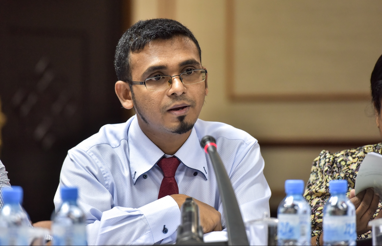 ފިނޭންސް މިނިސްޓަރު މުނައްވަރު: ދައުލަތުގައި ފައިސާ އެބަހުރި ކަމަށް އޭނާ މިއަދު ވިދާޅުވި.-- ފައިލް ފޮޓޯ: ނިޝާން އަލީ/ މިހާރު