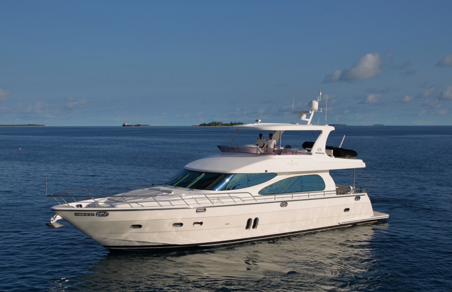 ވޯވަށް ރިސޯޓުގައި އޮންނަ ޔޮޓް.-- ފޮޓޯ: ފޯ ސީޒަންސް