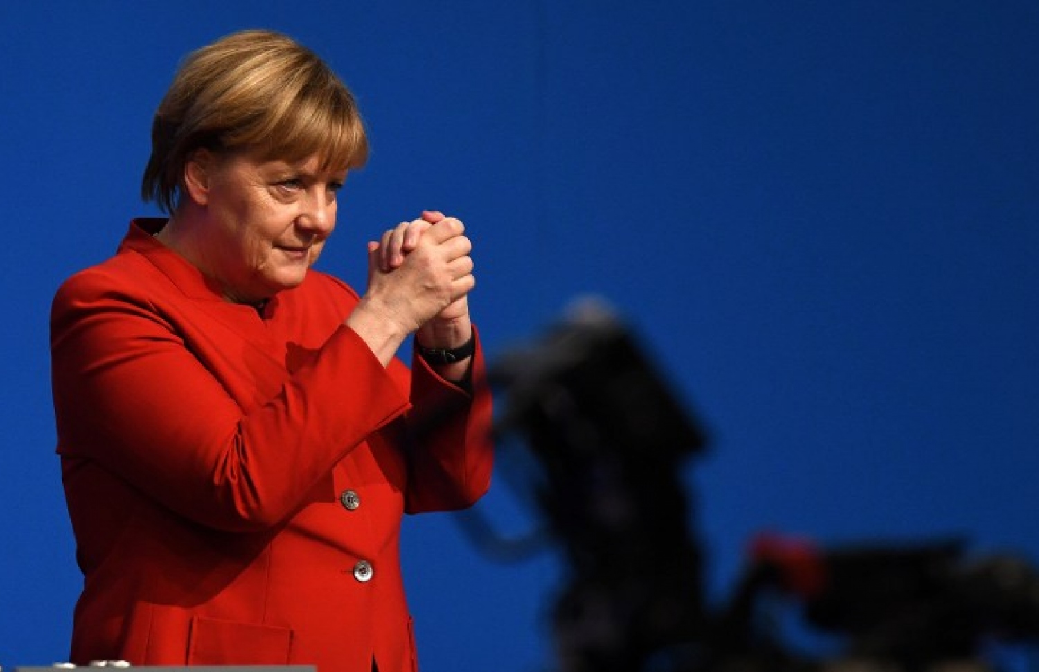 ޖަރުމަނުގެ ޗާންސެލާ މާކެލް. --ފޮޓޯ:އޭއެފްޕީ