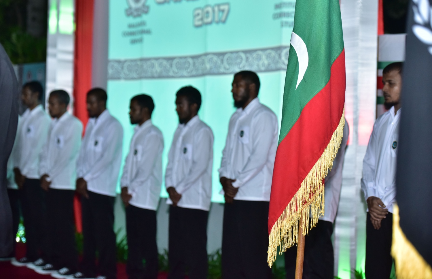 ކ.މާފުށި: ޖެނުއަރީ 16، 2017: ޖަލުގައި ހިންގި ކޯސްތައް ފުރިހަމަ ކުރި ގައިދީންތަކެއް.-- ފޮޓޯ: ނިޝާން އަލީ