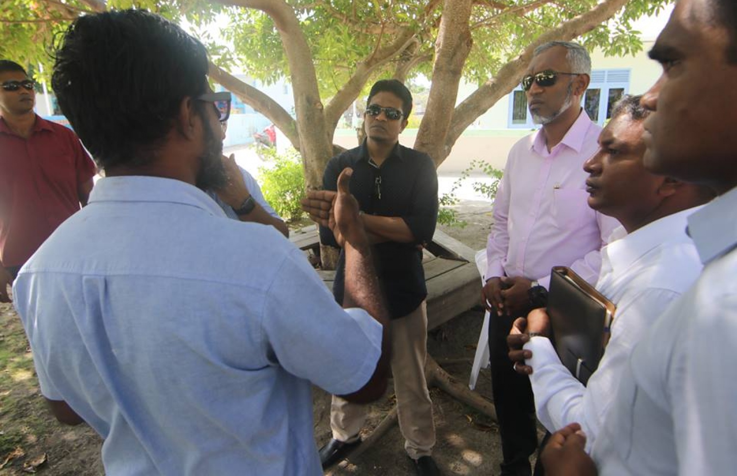 ހައުސިން މިނިސްޓަރު ނޭކުރެންދޫގައި. - ފޮޓޯ: ހައުސިން މިނިސްޓްރީ