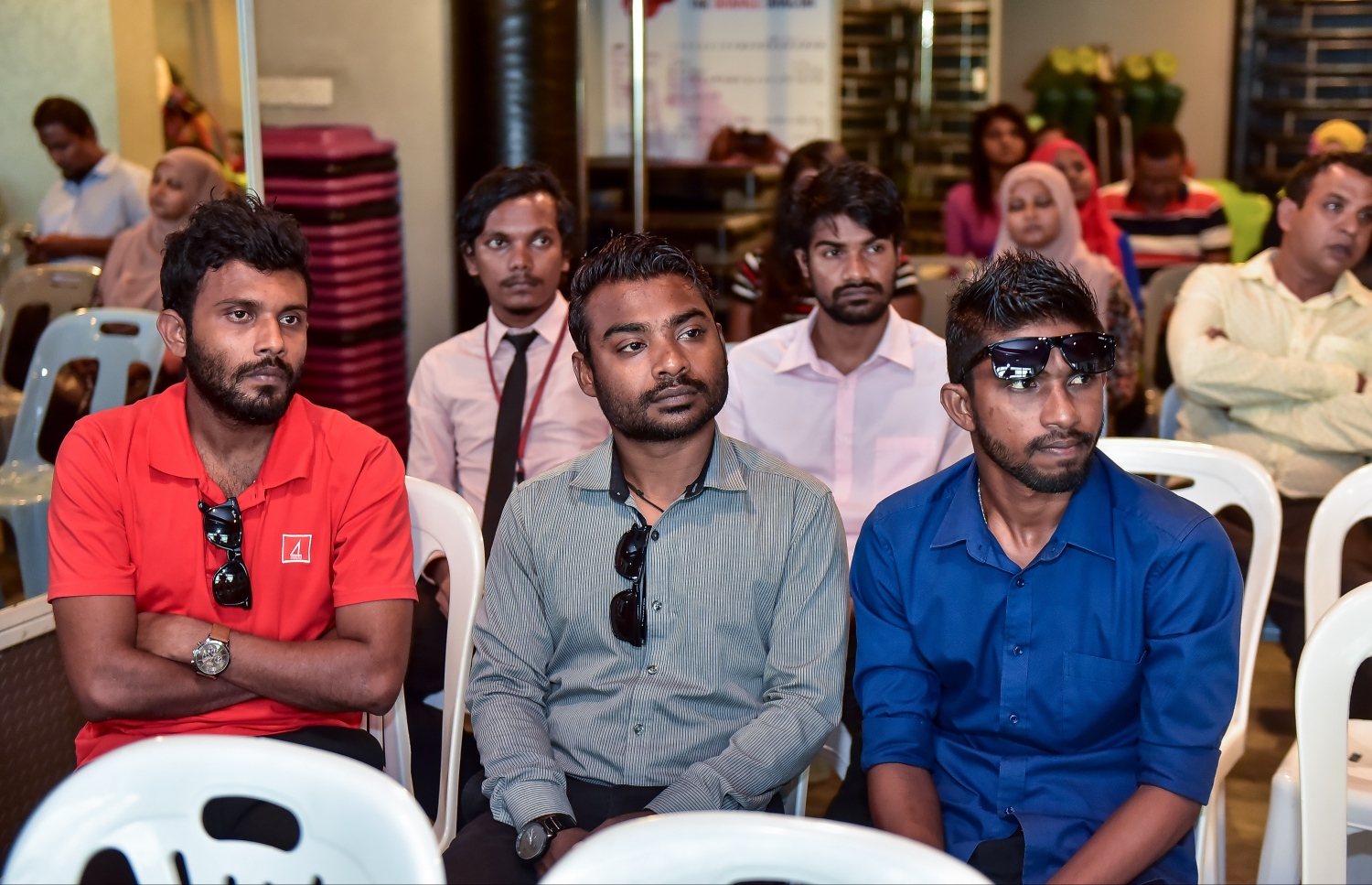 މާލެ: ޖެނުއަރީ 27، 2017: އިންޑިއާގެ ޖުމްހޫރީ ދުވަސް ފާހަގަކުރަން ބޭއްވި ހަފްލާގެ ތެރެއިން.-- ފޮޓޯ: ނިޝާން އަލީ/ މިހާރު