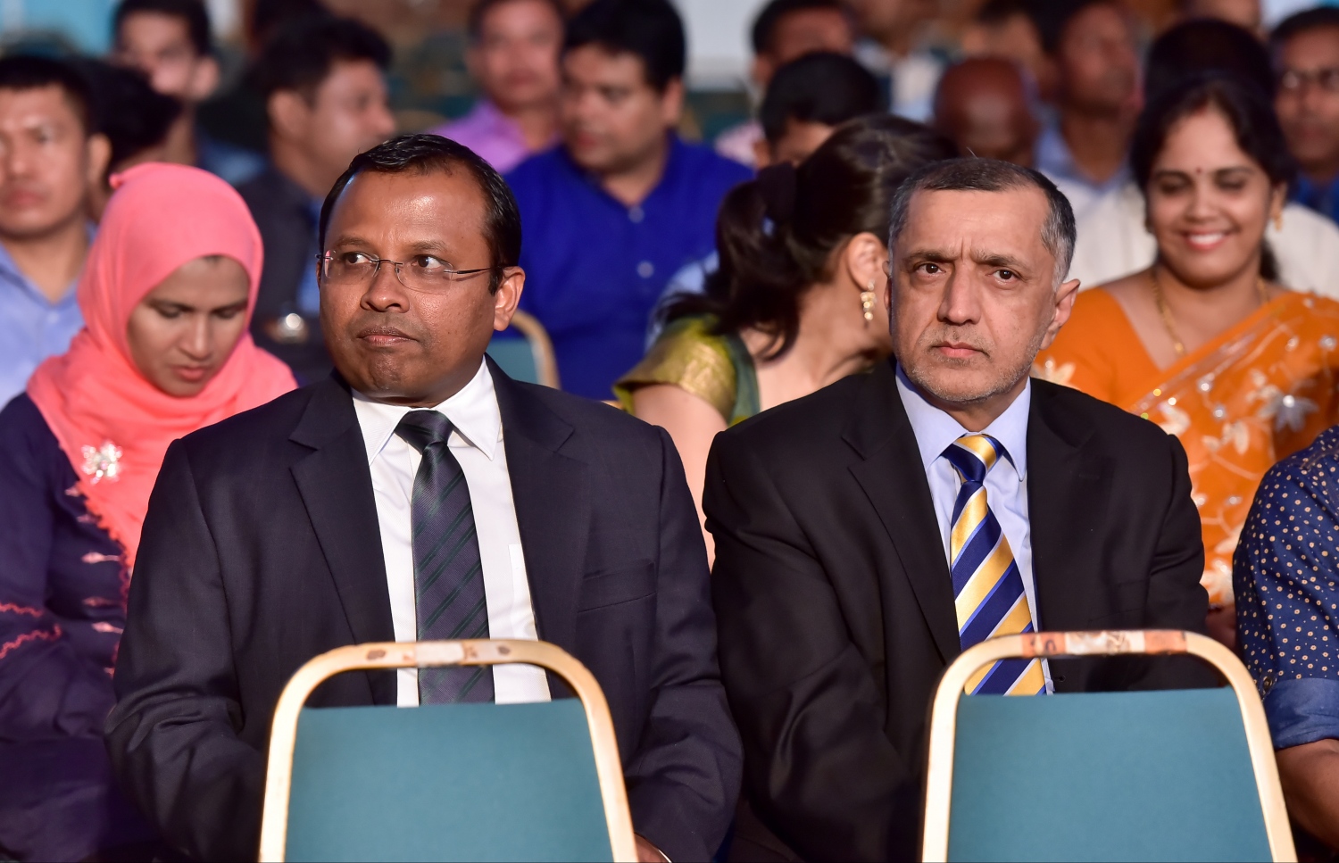 މާލެ: ޖެނުއަރީ 27، 2017: އިންޑިއާގެ ޖުމްހޫރީ ދުވަސް ފާހަގަކުރަން ބޭއްވި ހަފްލާގެ ތެރެއިން.-- ފޮޓޯ: ނިޝާން އަލީ/ މިހާރު