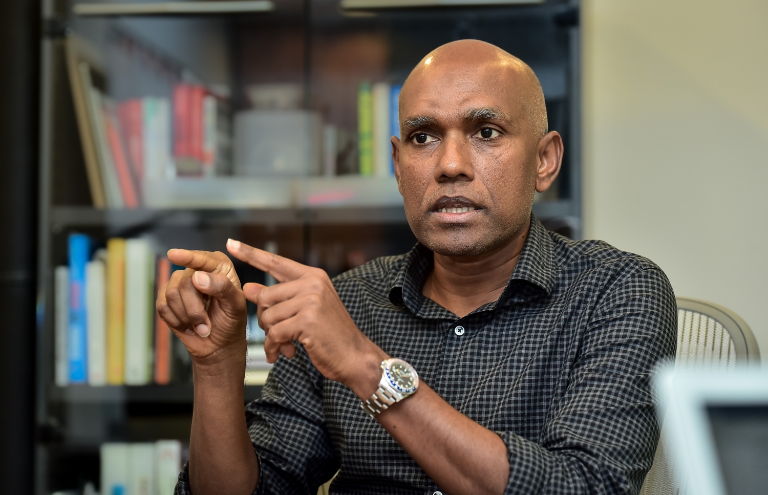 ކެންސަރުން ސަލާމަތްވުމަށް ކަލީމް ފަސް މަސް ދުވަސް ވަންދެން ކީމޯތެރަޕީ ހެއްދެވި. ފޮޓޯ: ނިޝާން އަލީ/ މިހާރު