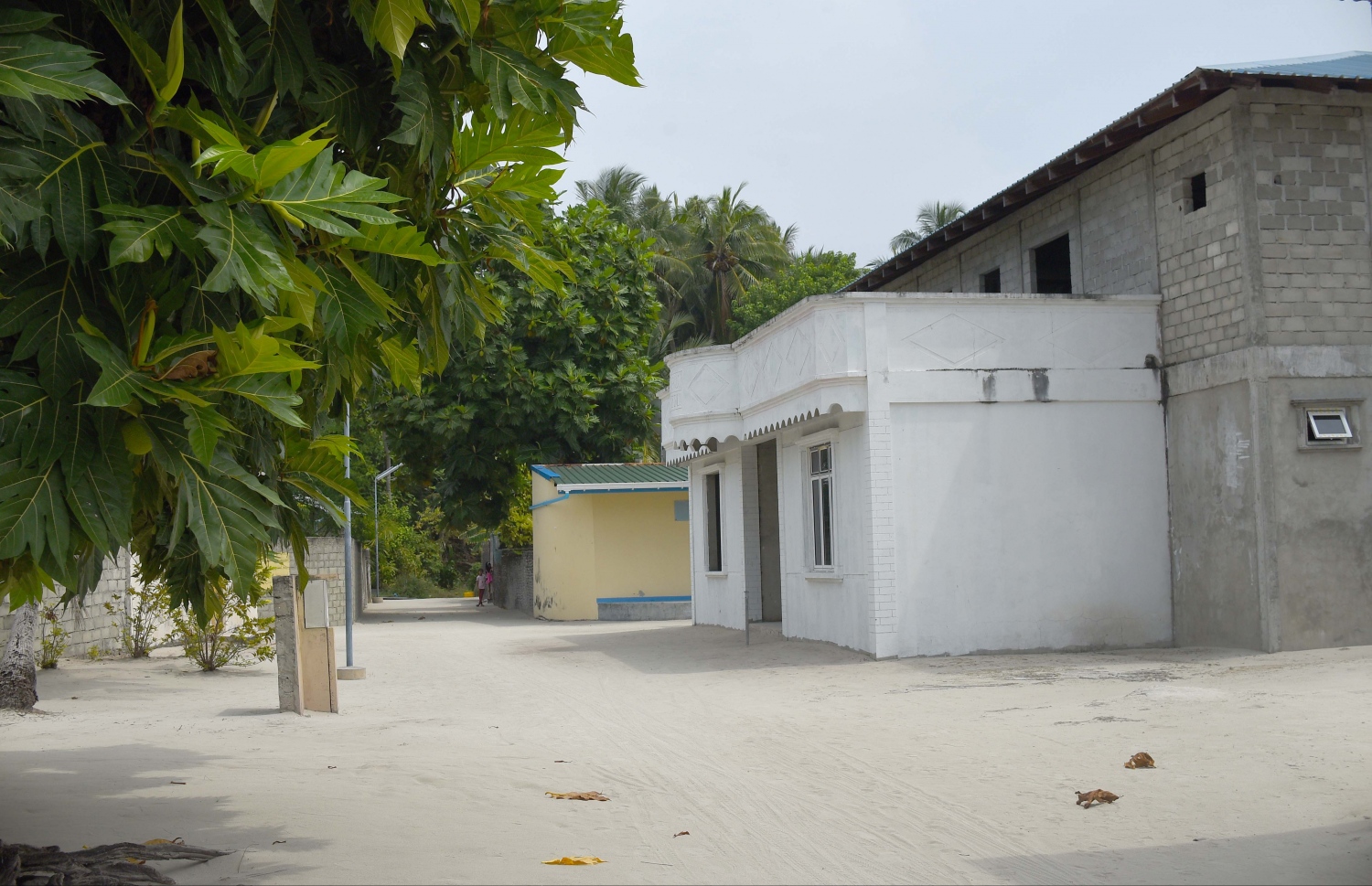 ހއ. އުލިގަމުގައި ހަދަން ފަށާފައި ހުރި ގެއެއް. -- ފޮޓޯ: އަބްދުﷲ އައުރާފް/މިހާރު