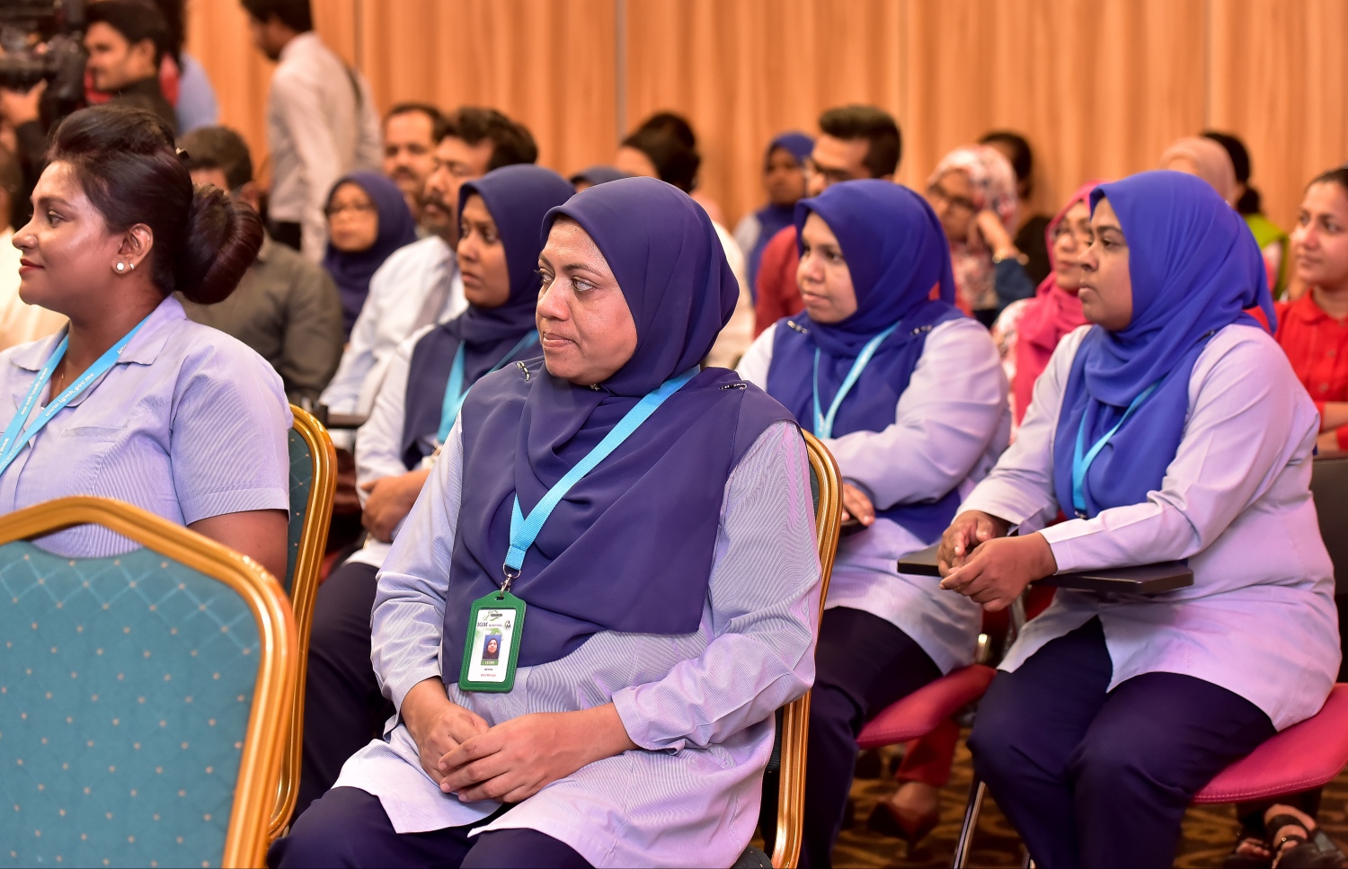 އައިޖީއެމްއެޗުގެ ރަސްމިއްޔާތެއްގައި އެ ތަނުގެ ނަރުހުންތަކެއް ބައިވެރިވަނީ. ފައިލް ފޮޓޯ: ނިޝާން އަލީ