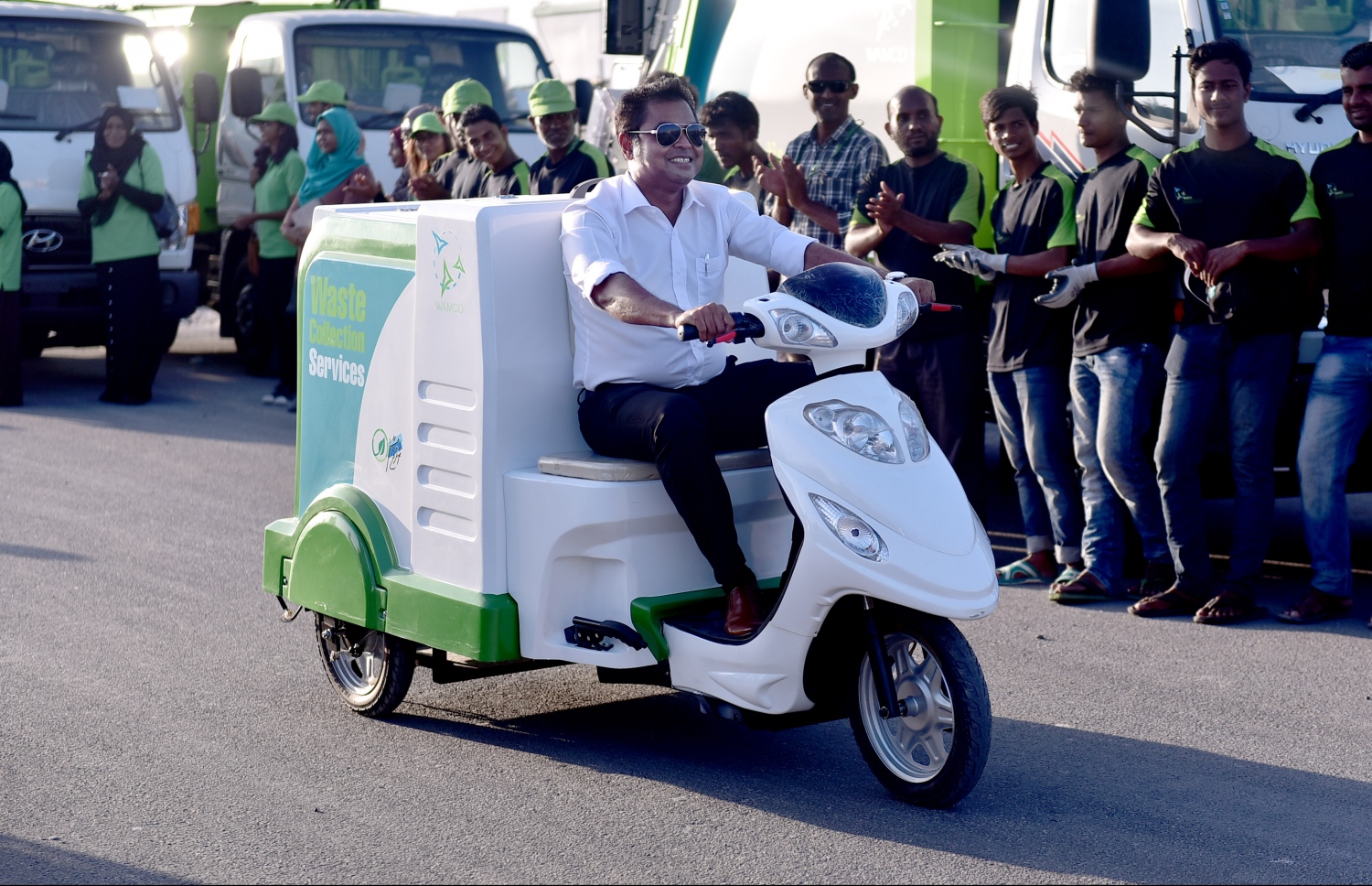 ކުނި މެނޭޖު ކުރުމަށް ވެމްކޯ އަށް ގެނައި އުޅަނދުތައް ދައްކާލުން