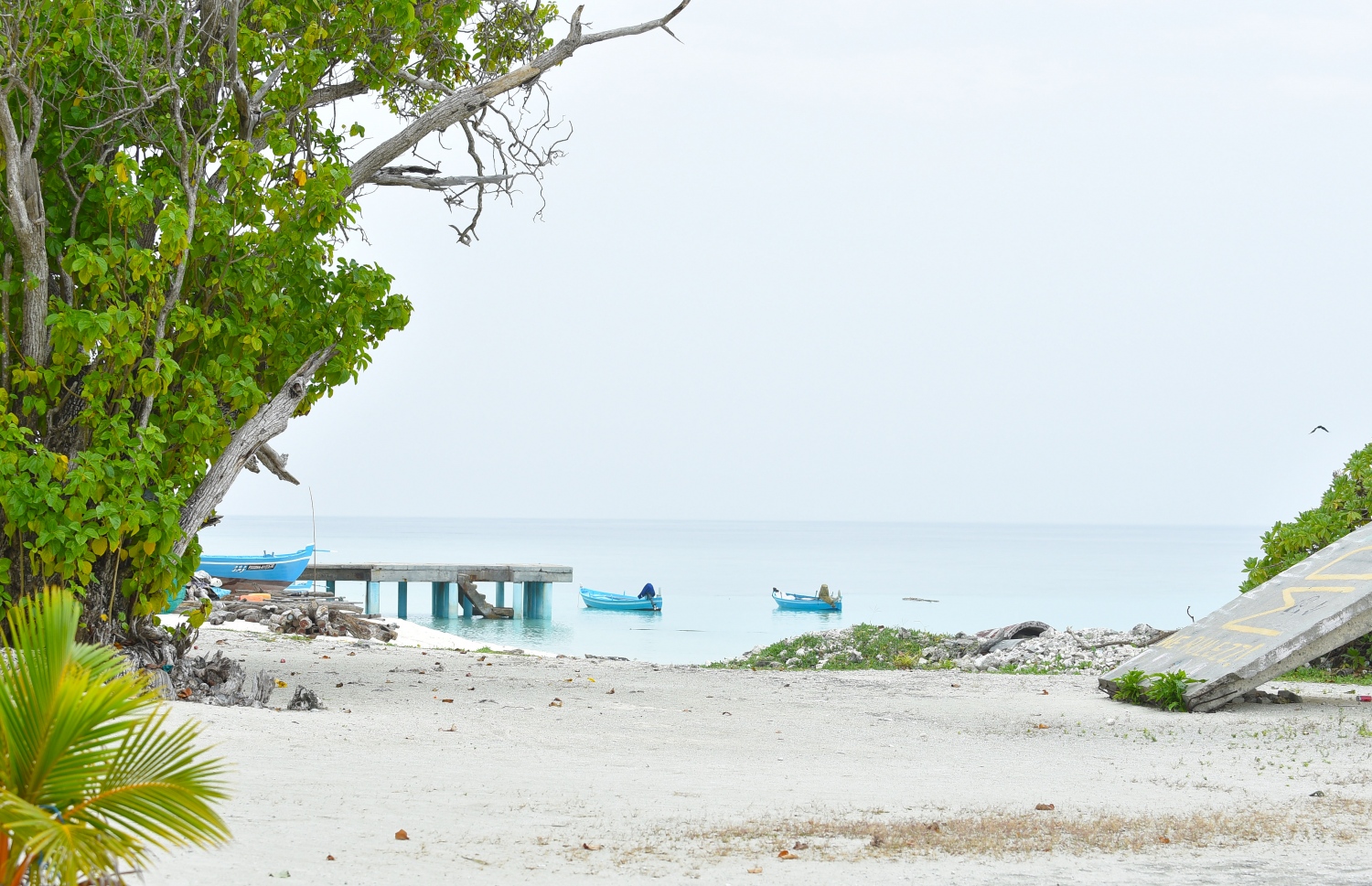 ހއ. ތަކަންދޫ އަތިރިމަތި އަދި ފަޅު ތެރެ ފެންނަ ފޮޓޯއެއް. -- ފޮޓޯ: އަބްދުﷲ އައުރާފް/މިހާރު