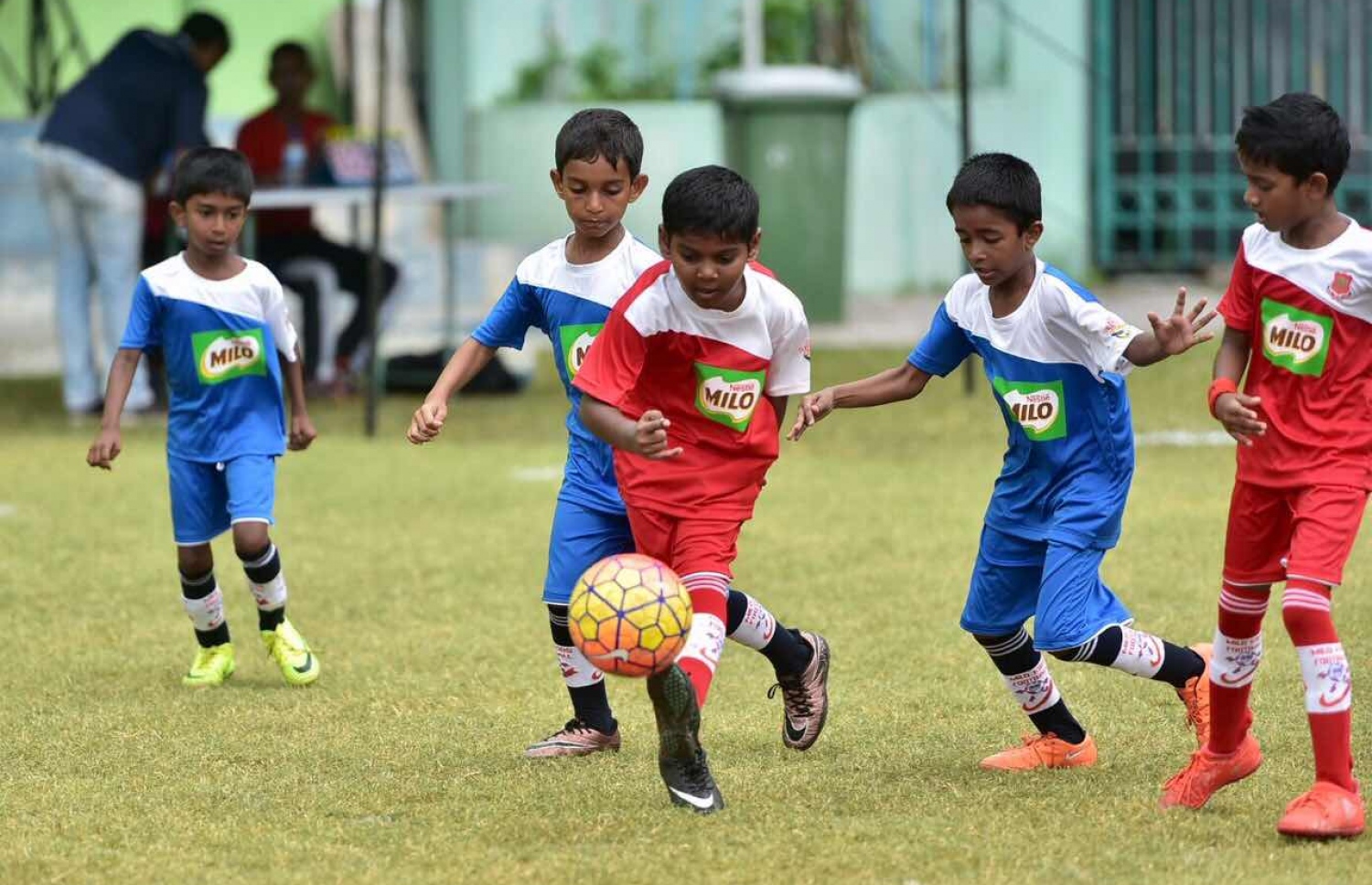 2017 ވަނަ އަހަރުގެ މައިލޯ ކިޑްސް ފިއެސްޓާގެ މެޗެއްގެ ތެރެއިން. -- ފޮޓޯ: ނިޝާން އަލީ/ މިހާރު