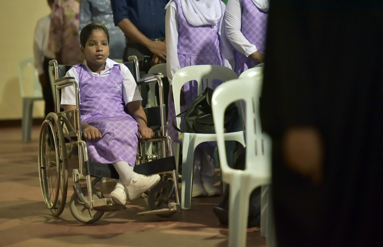 ފެބްރުއަރީ 26، 2017- ހިރިޔާ ސްކޫލުގެ އާ ޕްރިފެކްޓުން ހުވާކުރުމާއި ކްލަބްތަކުގެ އިސް މަގާމުތަކަށް ހޮވުނު ކުދިންނާ މަގާމު ހަވާލުކުރުމުގެ ރަސްމިއްޔާތު.---ފޮޓޯ: ހުސެއިން ވަހީދު/މިހާރު