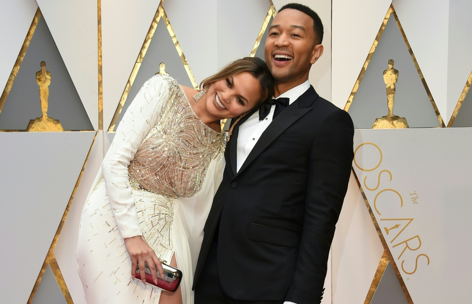 ހޮލީވުޑް، ކެލިފޯނިއާ: ފެބްރުއަރީ 26، 2017: 89 ވަނަ އޮސްކާ އެވޯޑްސް ހަފްލާގައި ޖޯން ލެޖެންޑް އަދި އަންހެނުން ޖޯން ލެޖެންޑް ކްރިސީ ޓައިގަން ބައިވެރިވަނީ.-- ފޮޓޯ: އޭއެފްޕީ