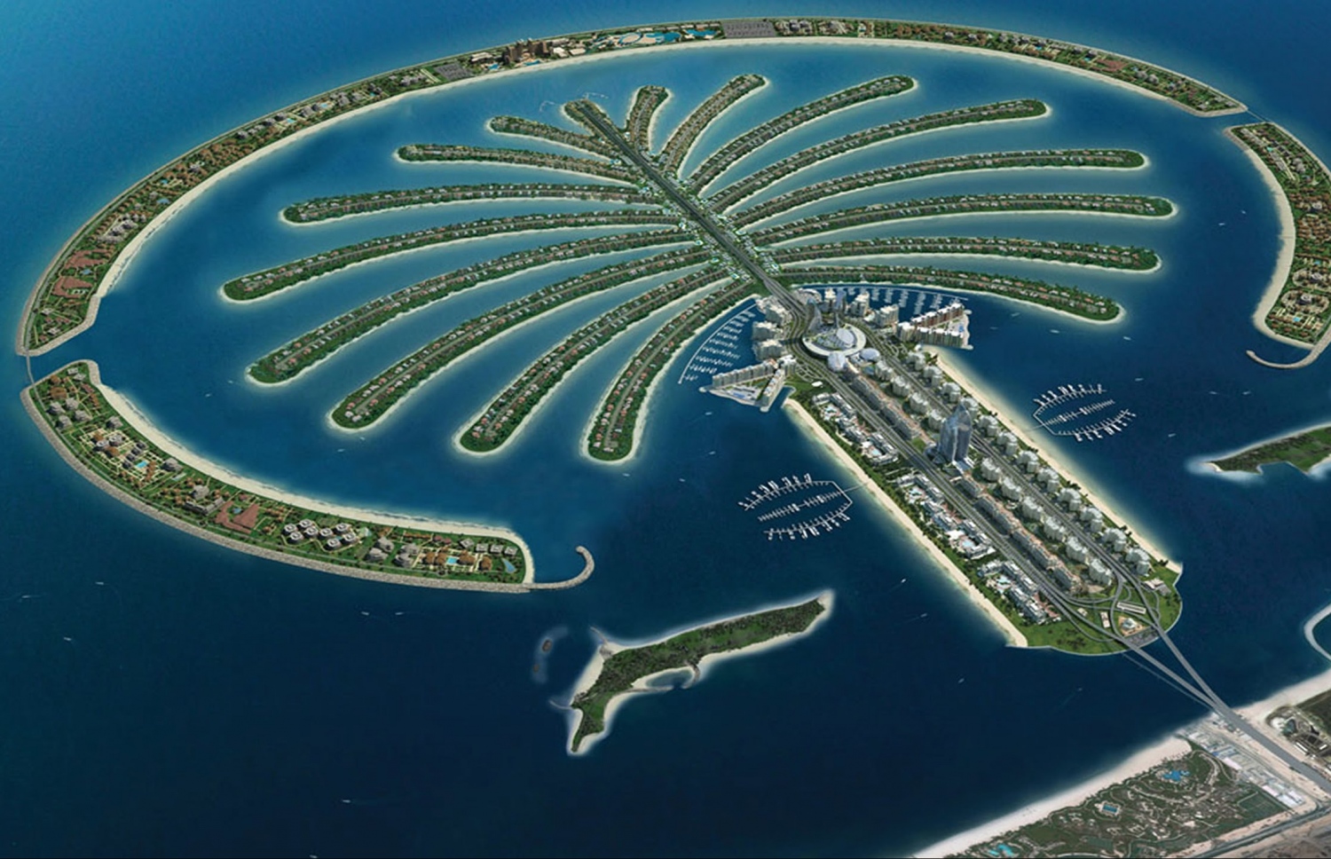 ރާއްޖެ މިސާލަކަށް ބަލައިގެން ހެދި ޕާމް އައިލެންޑް.