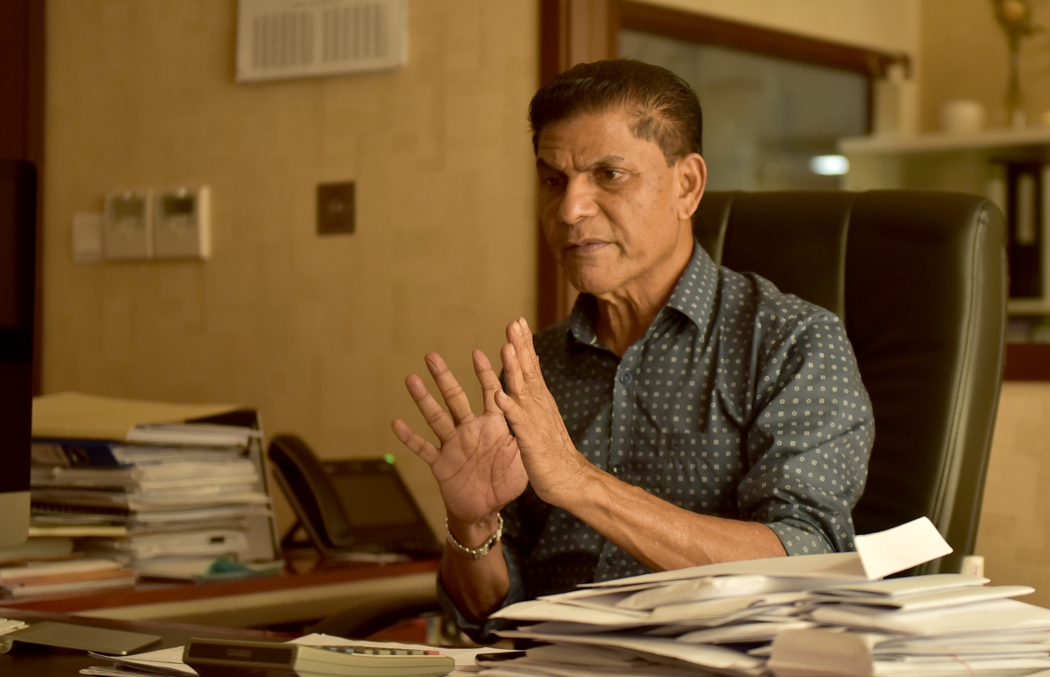 ނާބެ އިންޓަވިއު ދެއްވަނީ -- ފޮޓޯ: ހުސެއިން ވަހީދު/ މިހާރު