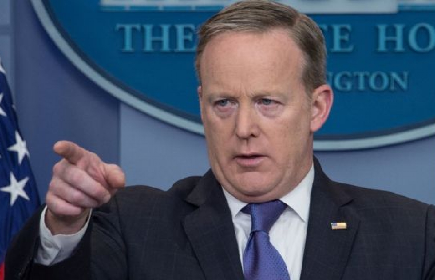 ވައިޓް ހައުސްގެ ތަރުޖަމާން ޝޯން ސްޕައިސާ. --ފޮޓޯ:އޭއެފްޕީ