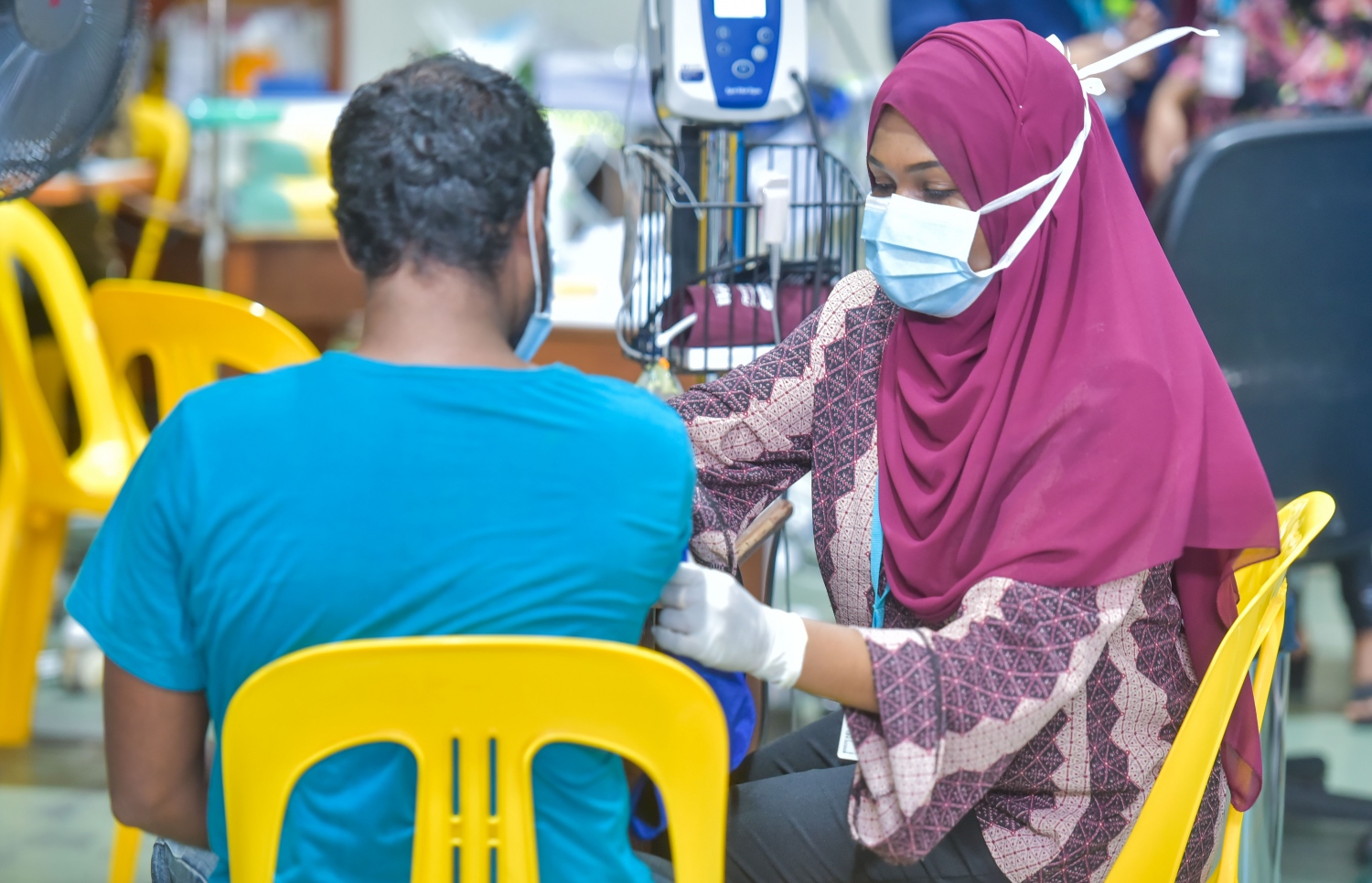 ރޯގާ އެންމެ ގިނަވި ދުވަސްވަރު ތާޖުއްދީން ސްކޫލުގައި ހުޅުވި ފްލޫ ކްލިނިކުގައި މީހަކަށް ފަރުވާ ދެނީ