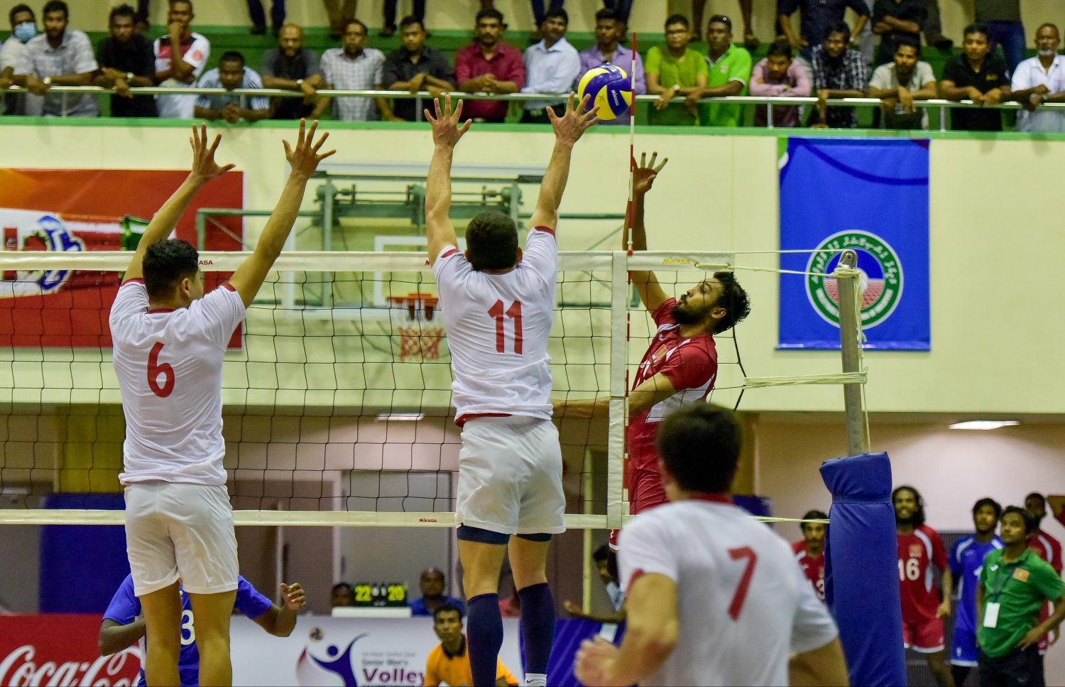 މާލޭގައި 2017 ވަނަ އަހަރު ކުޅުނު ސެންޓްރަލް ޒޯން މުބާރާތުގައި ރާއްޖެ އާއި ކިރްގިސްތާން ވާދަކުރަނީ.-- ފޮޓޯ: ނިޝާން އަލީ/ މިހާރު