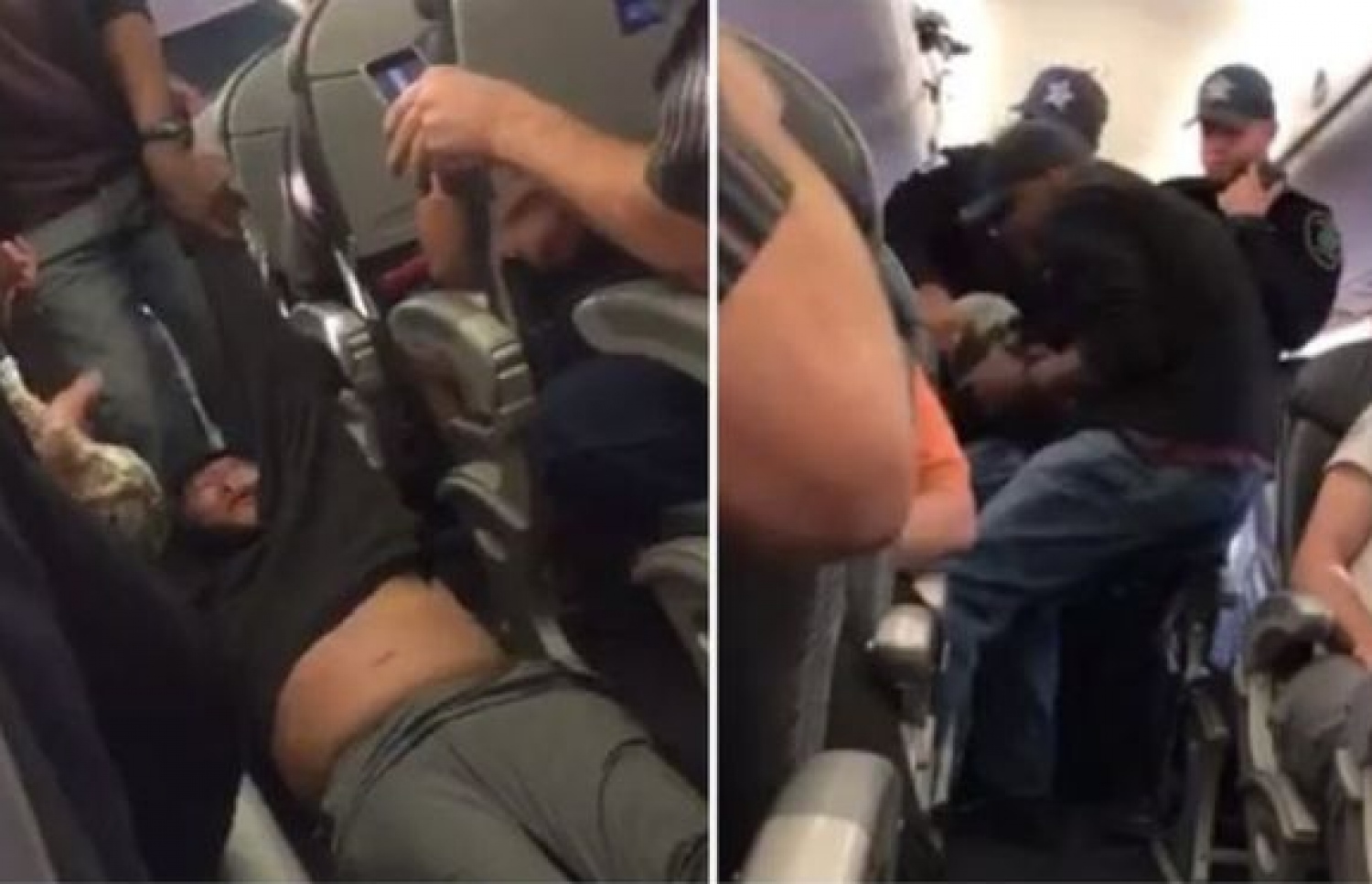 ޔުނައިޓެޑް އެއާލައިންސްގެ ފްލައިޓުން ގަދަ ބާރުން ޕަސިންޖަރު ބާލަނީ.