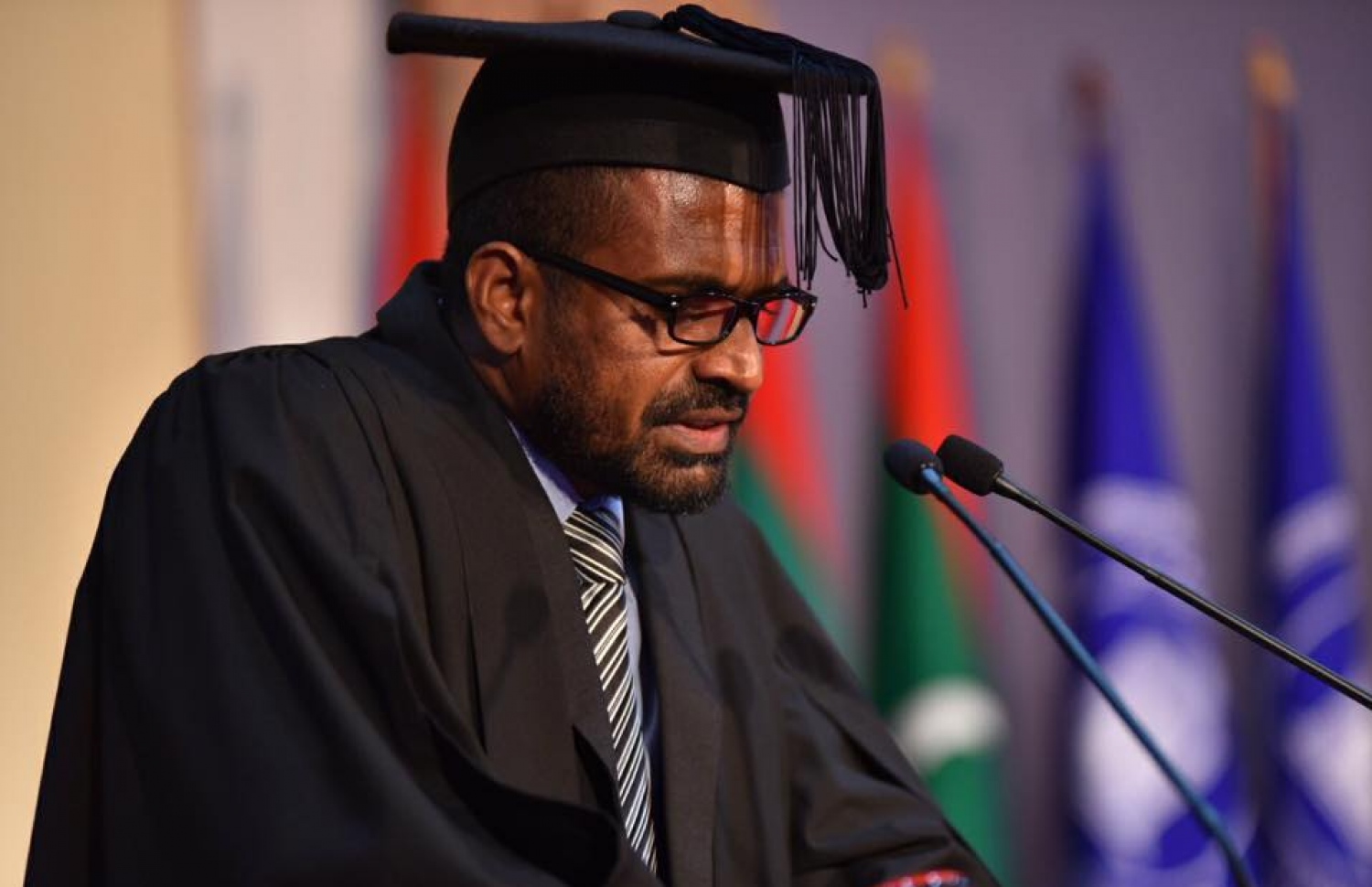 މާލެ: އޭޕްރީލް 16، 2017- އެމްއެންޔޫގެ ދަރިވަރުން ދަސްވެނިވުމުގެ ހަފުލާގެ ތެރެއިން.---ފޮޓޯ: އެމްއެންޔޫ ފޭސްބުކް ޕޭޖް