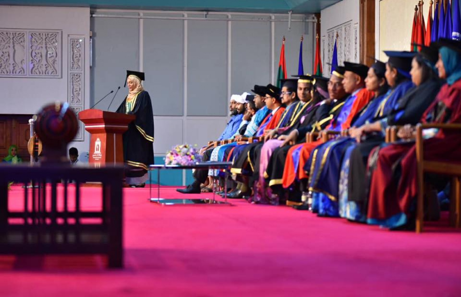 މާލެ: އޭޕްރީލް 16، 2017- އެމްއެންޔޫގެ ދަރިވަރުން ދަސްވެނިވުމުގެ ހަފުލާގެ ތެރެއިން.---ފޮޓޯ: އެމްއެންޔޫ ފޭސްބުކް ޕޭޖް