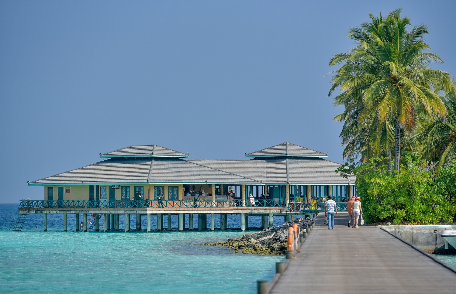 ސަން އައިލެންޑް: މާޗު 5، 2017: އިޓާލިއަން ރެސްޓޯރެންޓް-- ފޮޓޯ: ނިޝާން އަލީ/ މިހާރު