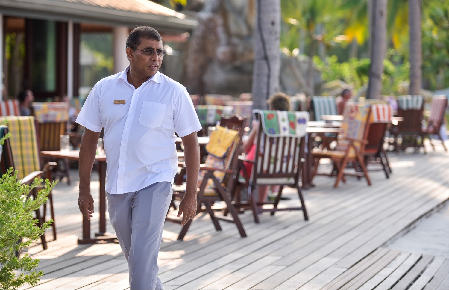 މައުސް ސަން އައިލެންޑް ރިސޯޓުގައި: ތަފާތު ބޭފުޅެއް -- ފޮޓޯ: ނިޝާން އަލީ/ މިހާރު