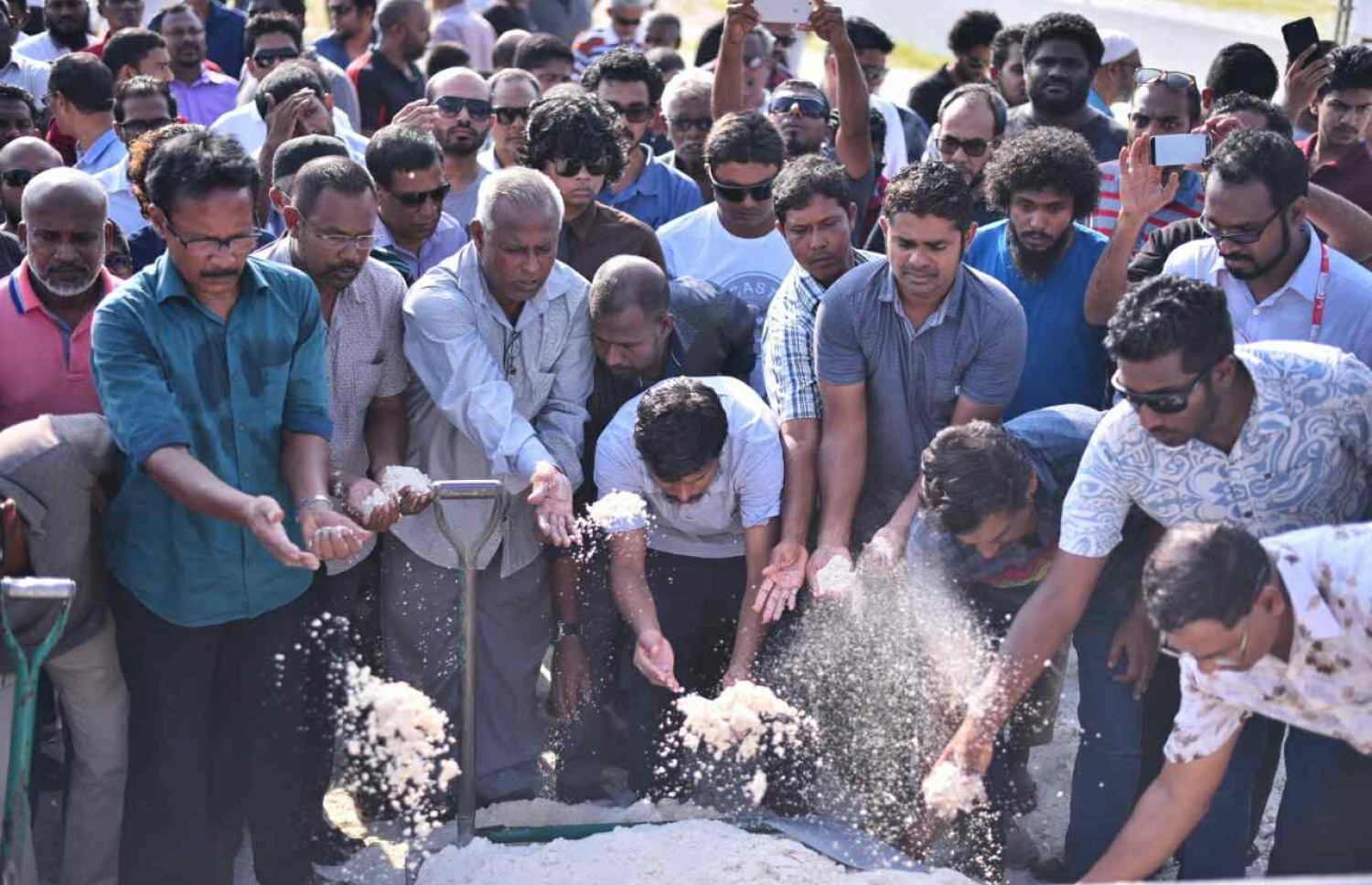 ޔާމީން ރަޝީދުގެ ޖަނާޒާ