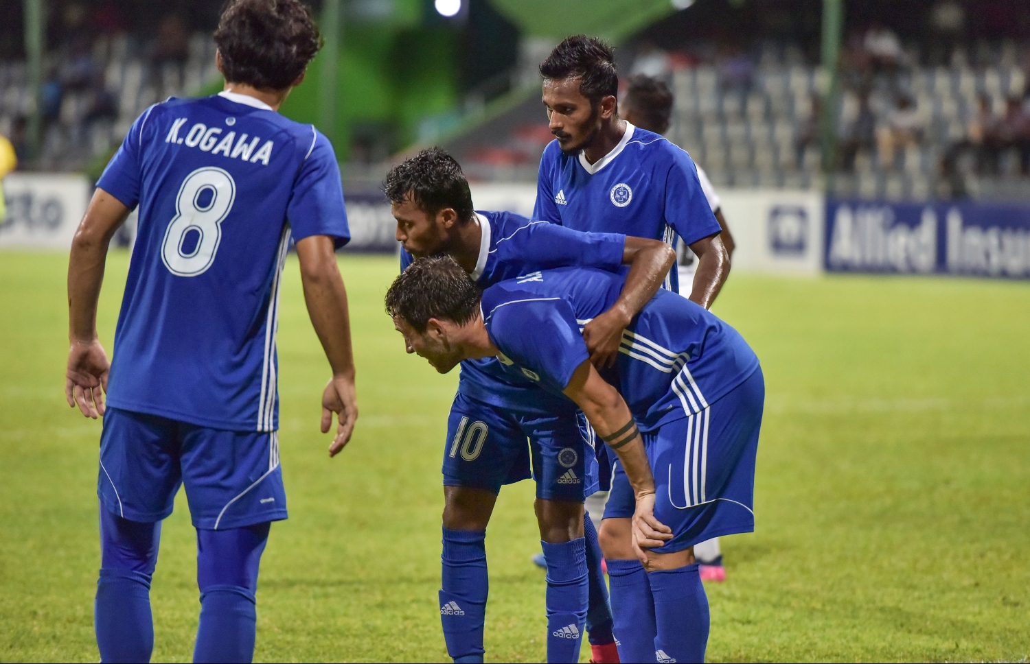 ލީގު މެޗެއްގެ ތެރެއިން ނިއު ކުޅުންތެރިން.-- ފޮޓޯ: ނިޝާން އަލީ/ މިހާރު